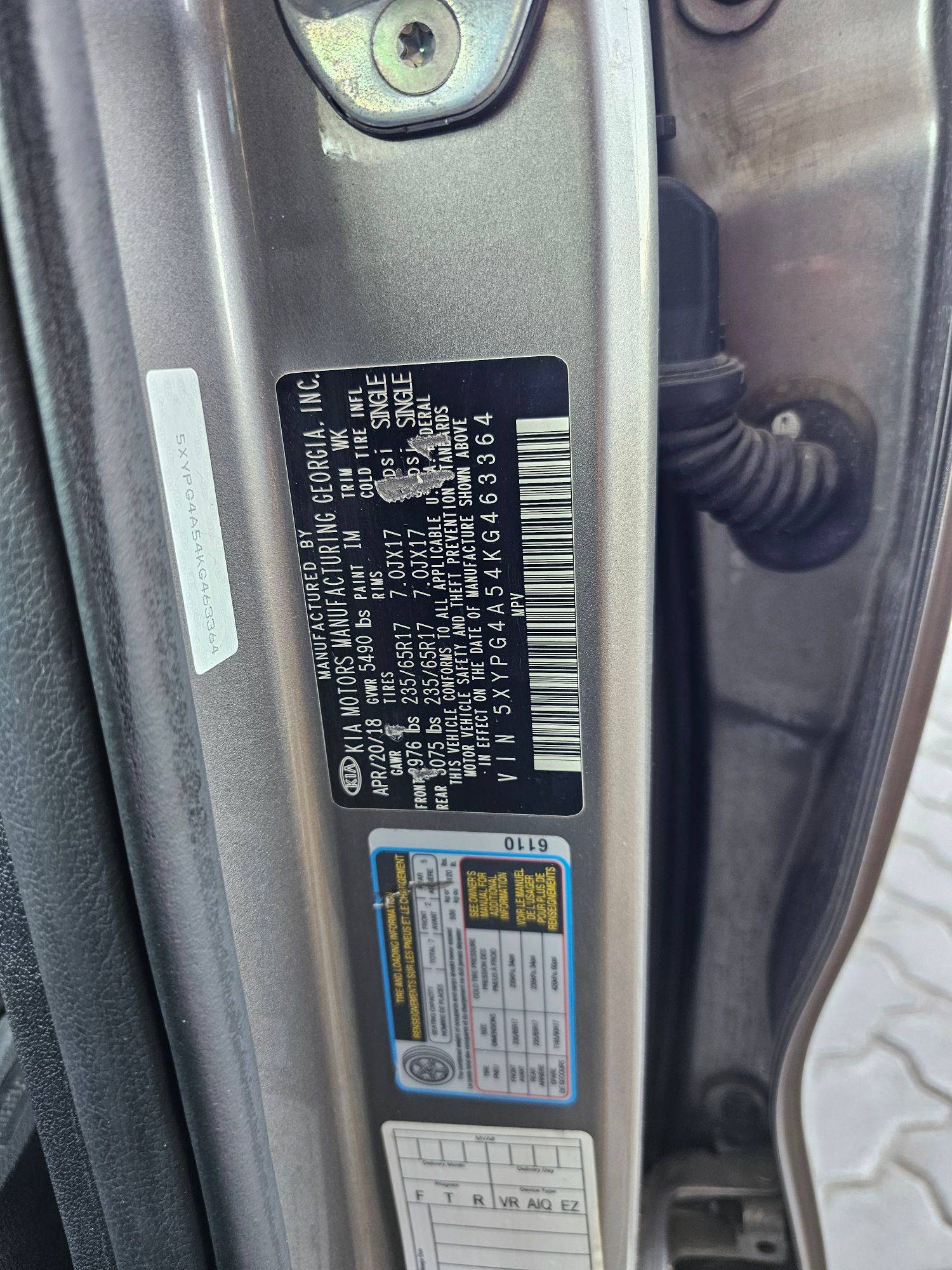 KIA SORENTO 2019 - Marhaba Auction Used Cars - Image 9