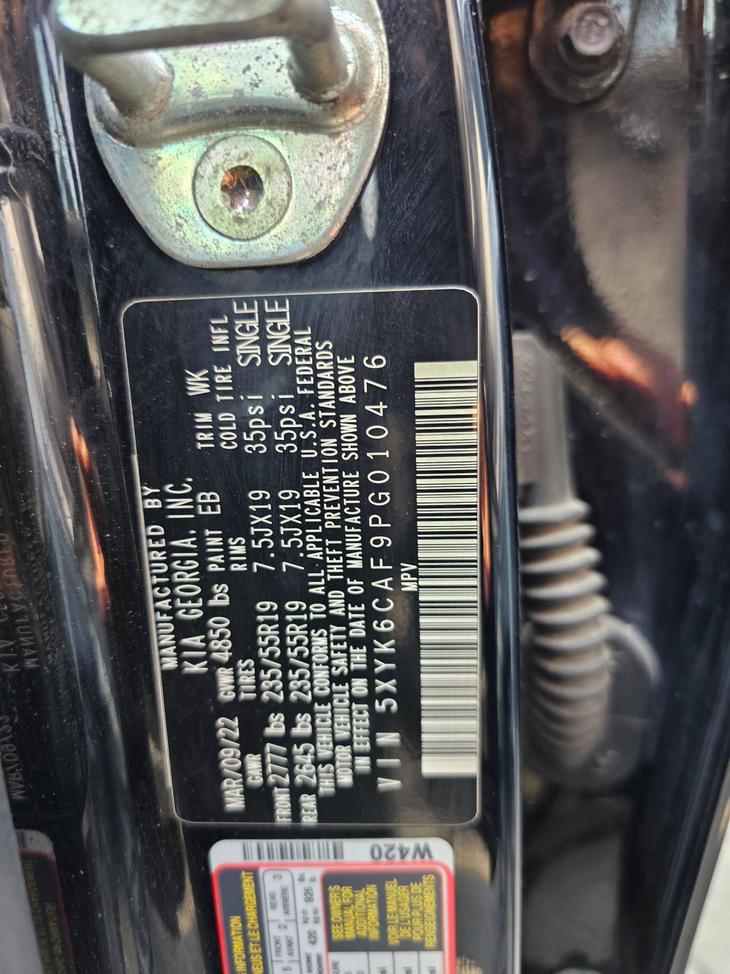 2023 KIA SPORTAGE — 28435 Miles — Lot F9PG010476 — Souq - Marhaba Auctions Used Cars - Image 10
