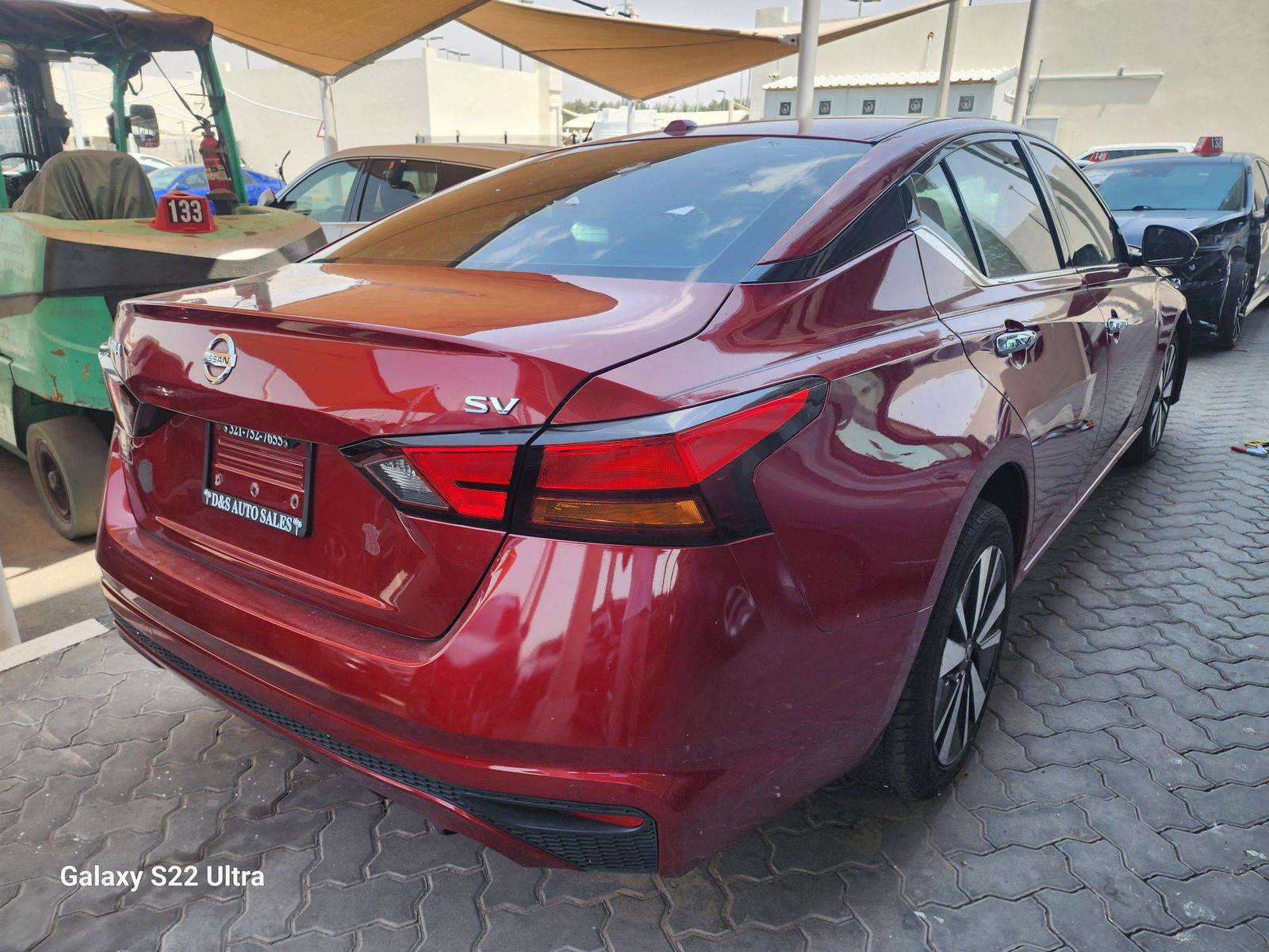 2019 NISSAN ALTIMA — 170701 Miles — Lot KC153782 - Marhaba Auctions Used Cars - Image 3