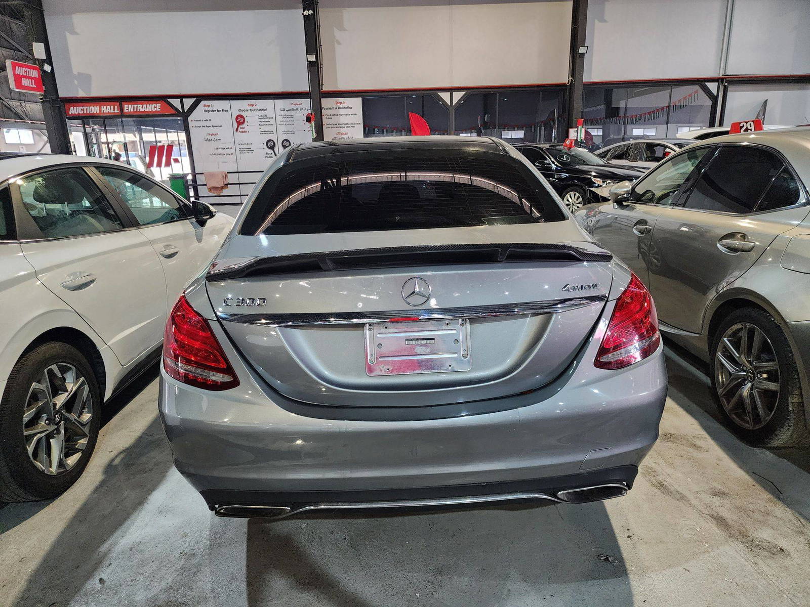 MERCEDES BENZ C300 2015 - Marhaba Auction Used Cars - Image 8