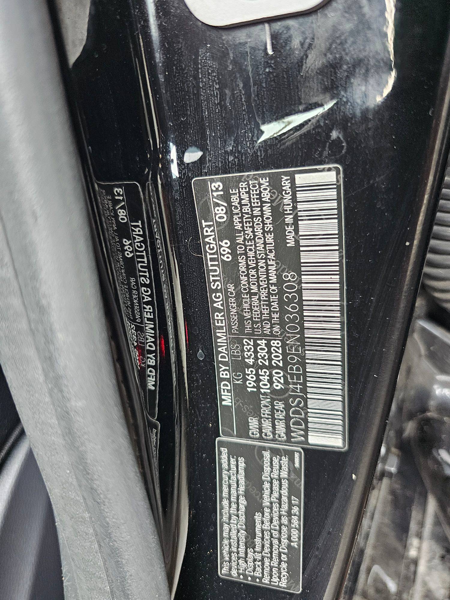 2014 MERCEDES BENZ CLA 250 — 126710 Miles — Lot 41958896 — Souq - Marhaba Auctions Used Cars - Image 10