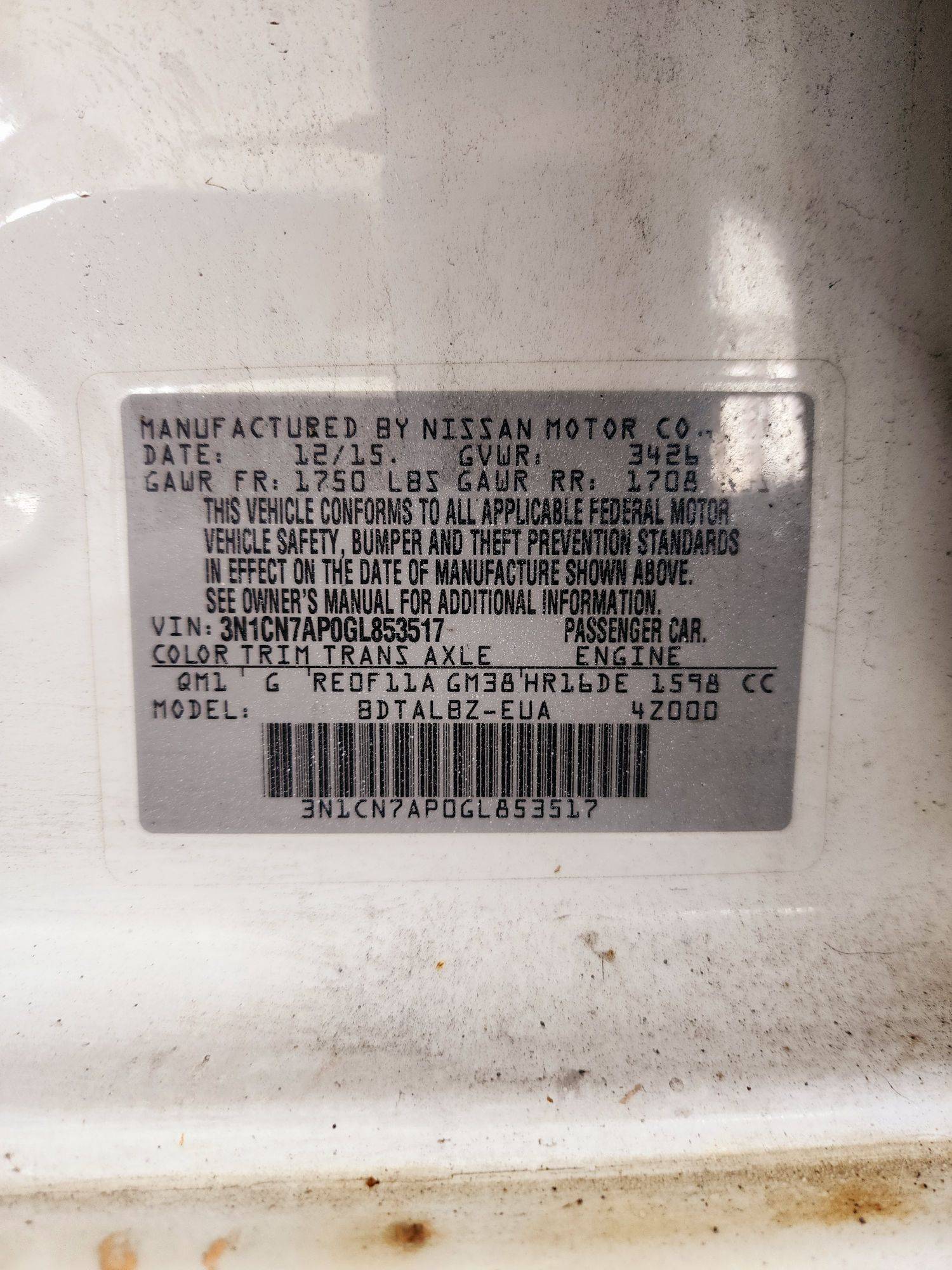 NISSAN VERSA 2016 - Marhaba Auction Used Cars - Image 9