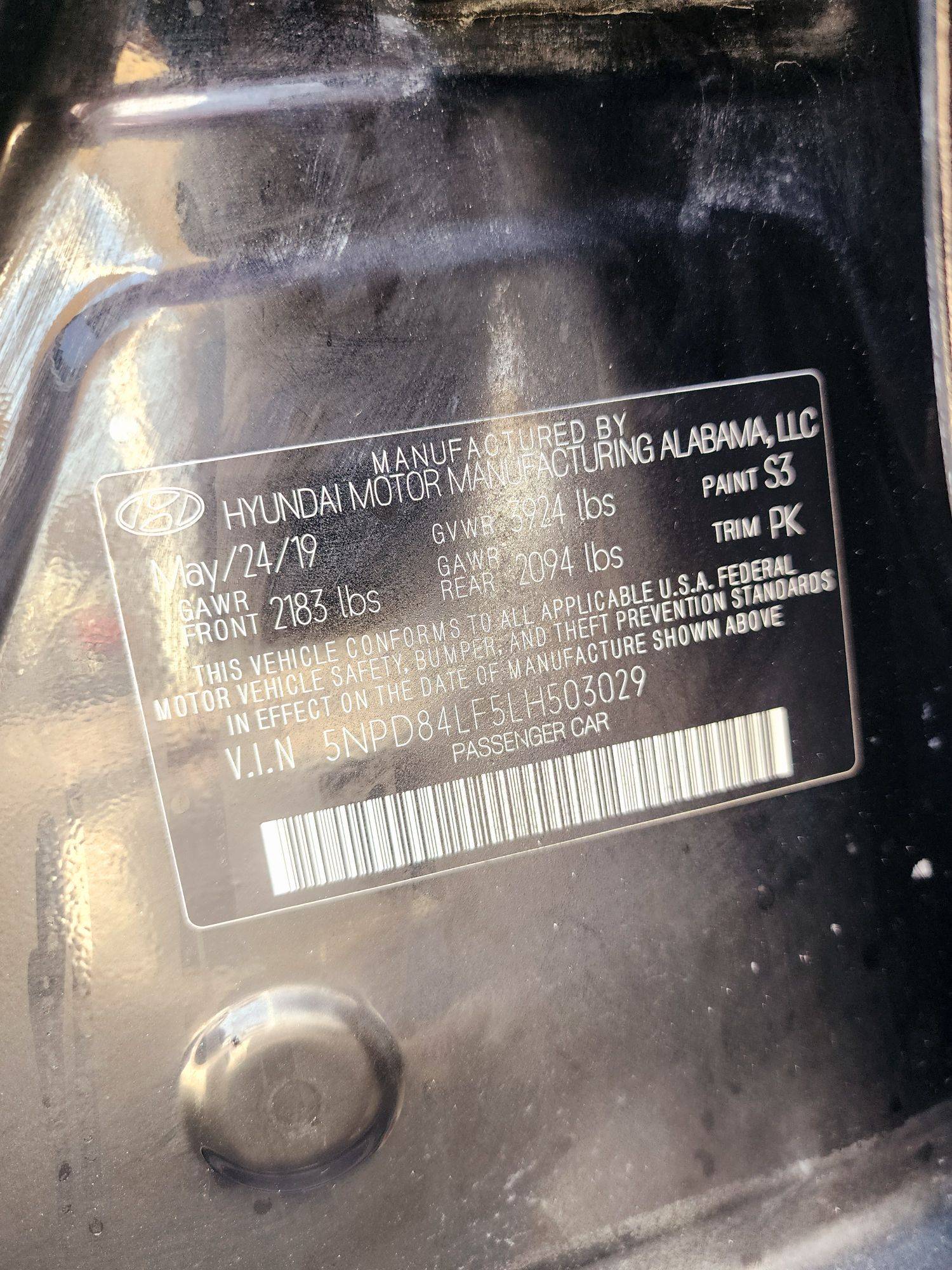 2020 HYUNDAI ELANTRA — 22158 Miles — Lot LH503029 — Souq - Marhaba Auctions Used Cars - Image 9
