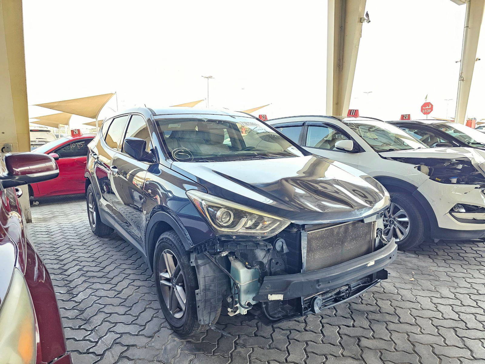 HYUNDAI SANTA FE SPORT 2018 - Marhaba Auction Used Cars - Image 4