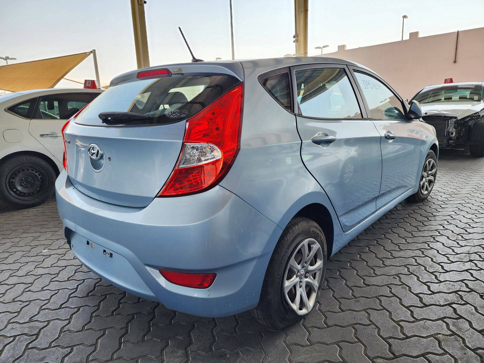 2013 HYUNDAI ACCENT — 136080 Miles — Lot 33951659 — Souq - Marhaba Auctions Used Cars - Image 3