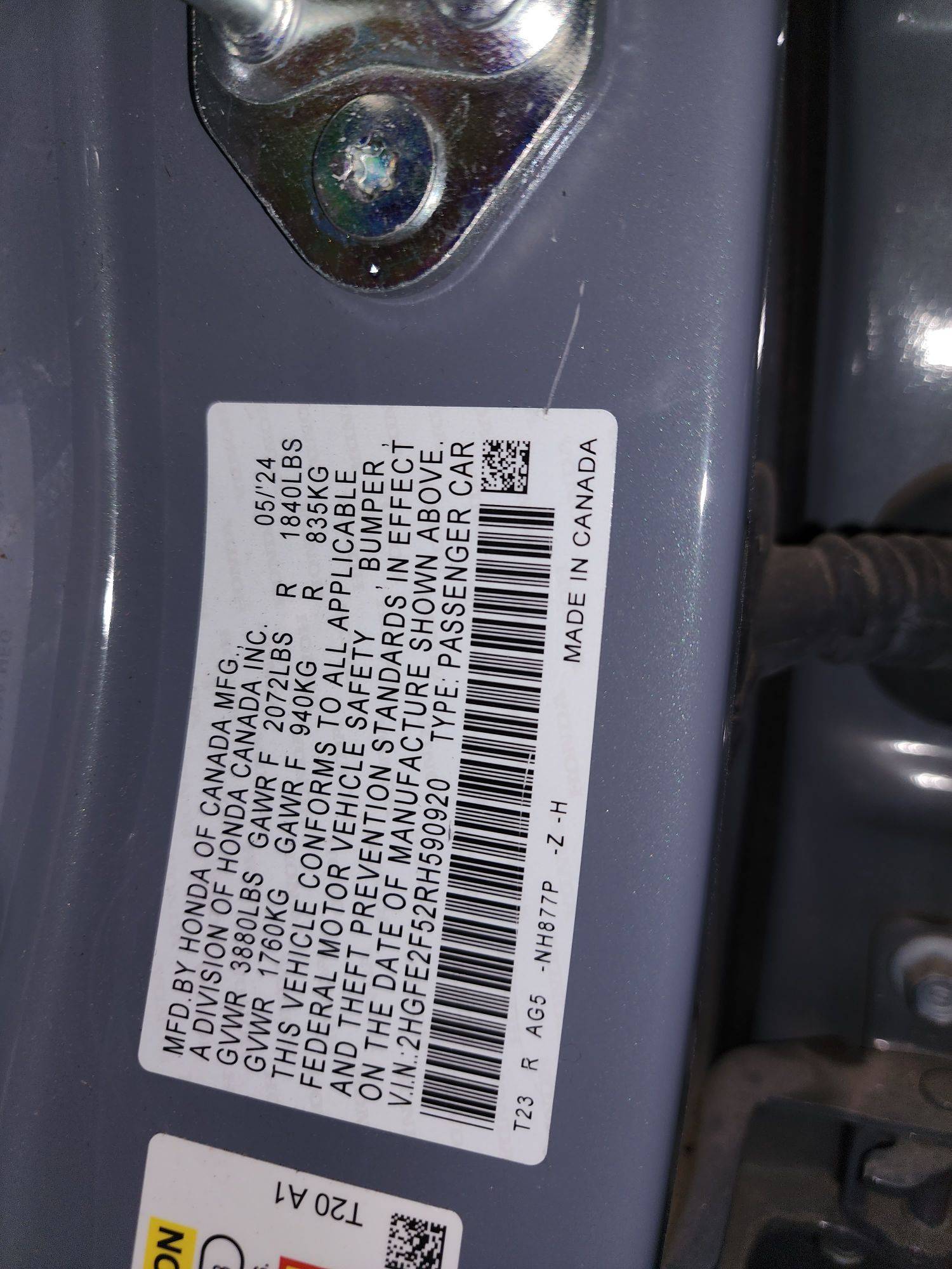 HONDA CIVIC SPORT 2024 - Marhaba Auction Used Cars - Image 10