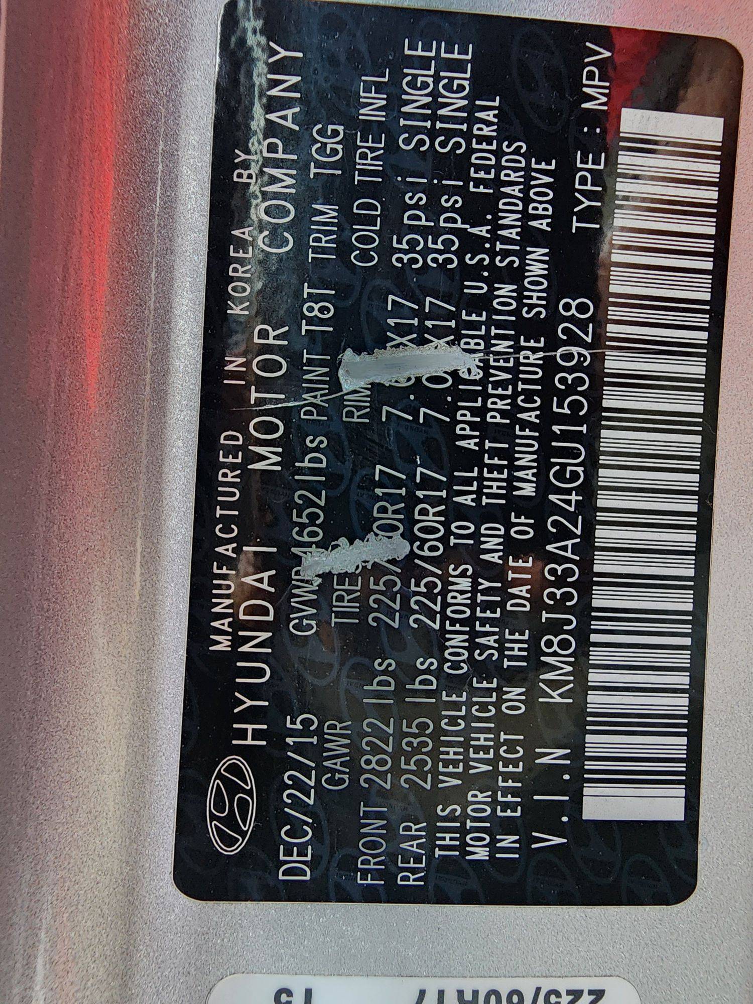 HYUNDAI TUCSON 2016 - Marhaba Auction Used Cars - Image 10