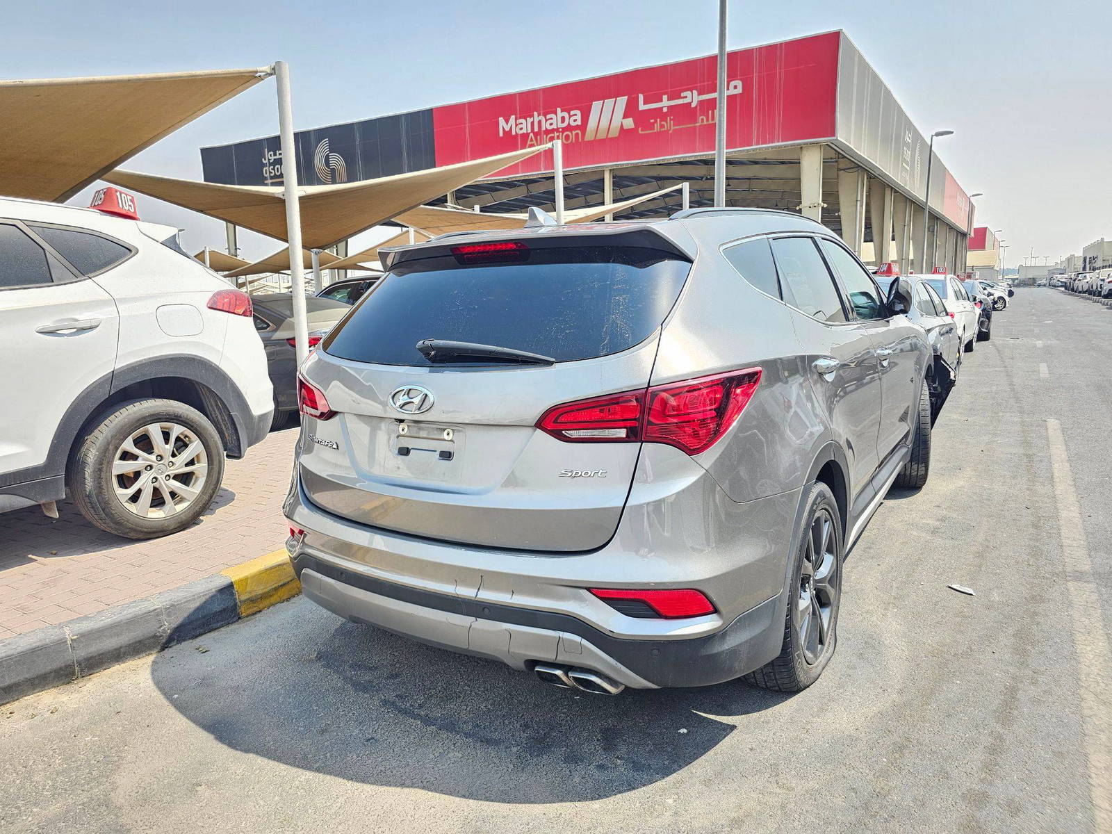 2018 HYUNDAI SANTA FE SPORT — 56090 Miles — Lot A5JG570508 — Ind. 12 - Marhaba Auctions Used Cars - Image 3