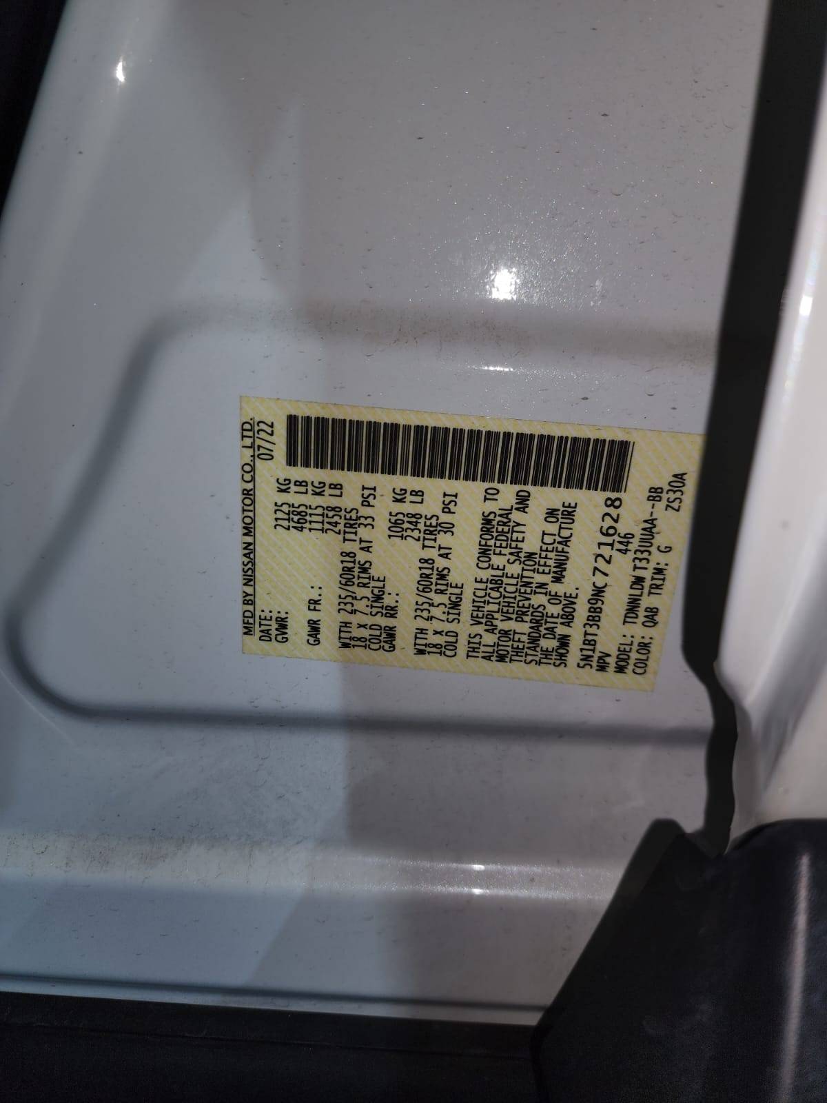 NISSAN ROGUE 2022 - Marhaba Auction Used Cars - Image 11