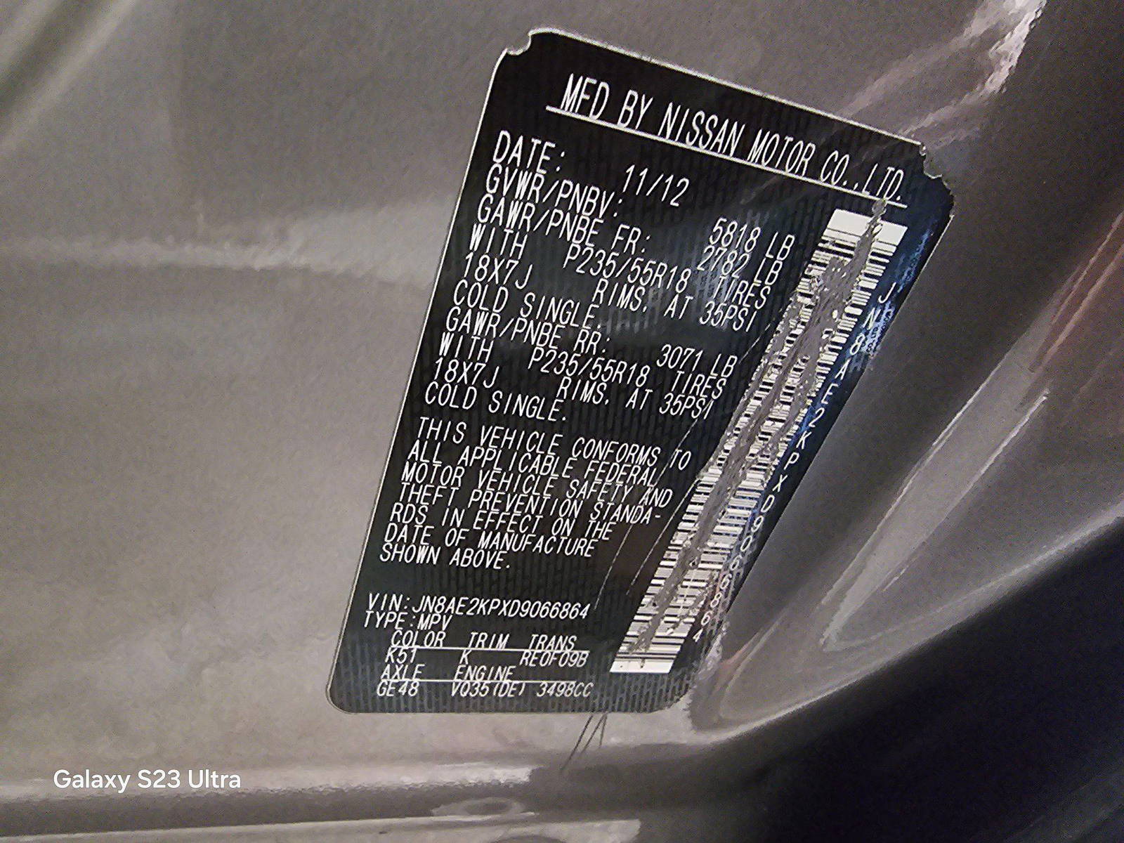 NISSAN QUEST 2013 - Marhaba Auction Used Cars - Image 10