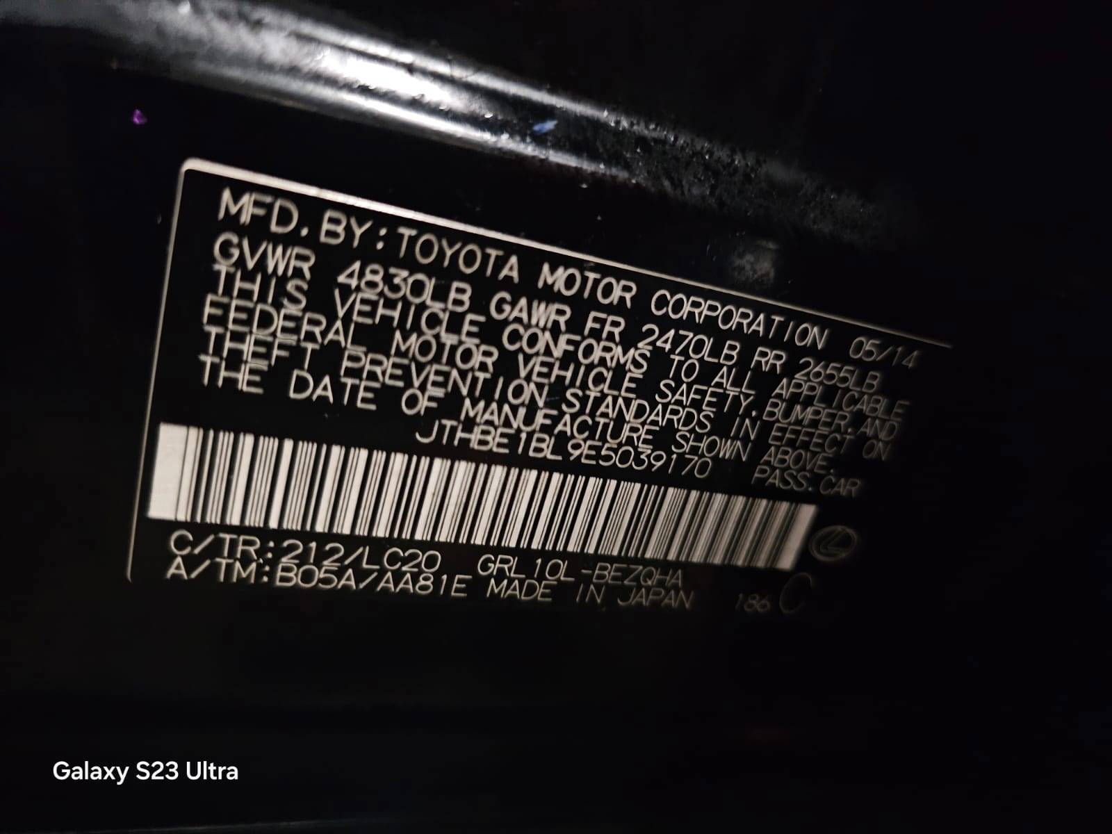 LEXUS GS 350 2014 - Marhaba Auction Used Cars - Image 9