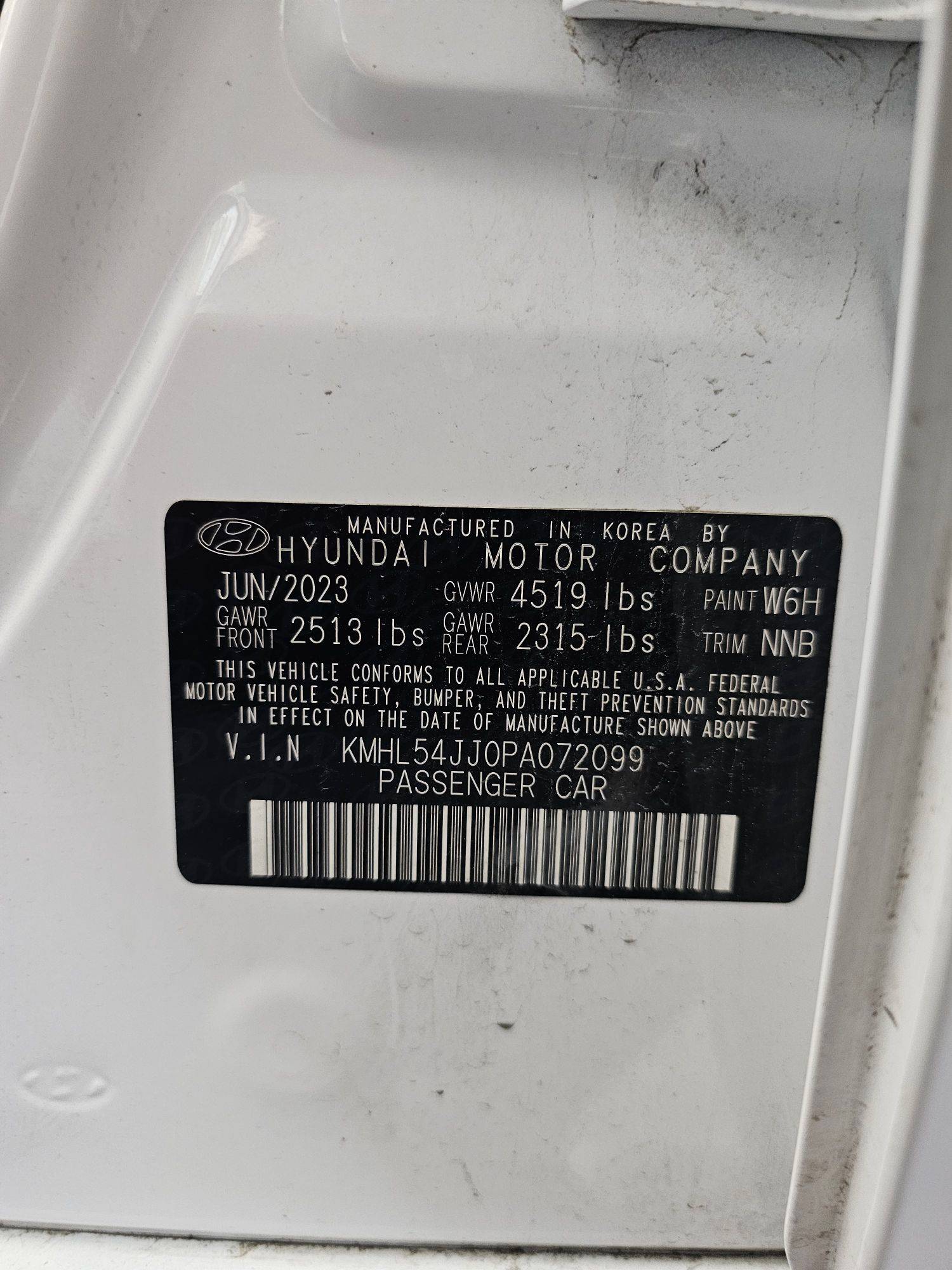 HYUNDAI SONATA 2023 - Marhaba Auction Used Cars - Image 9