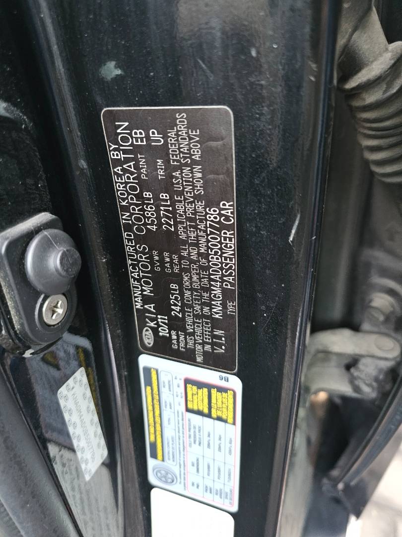 KIA OPTIMA 2011 - Marhaba Auction Used Cars - Image 10