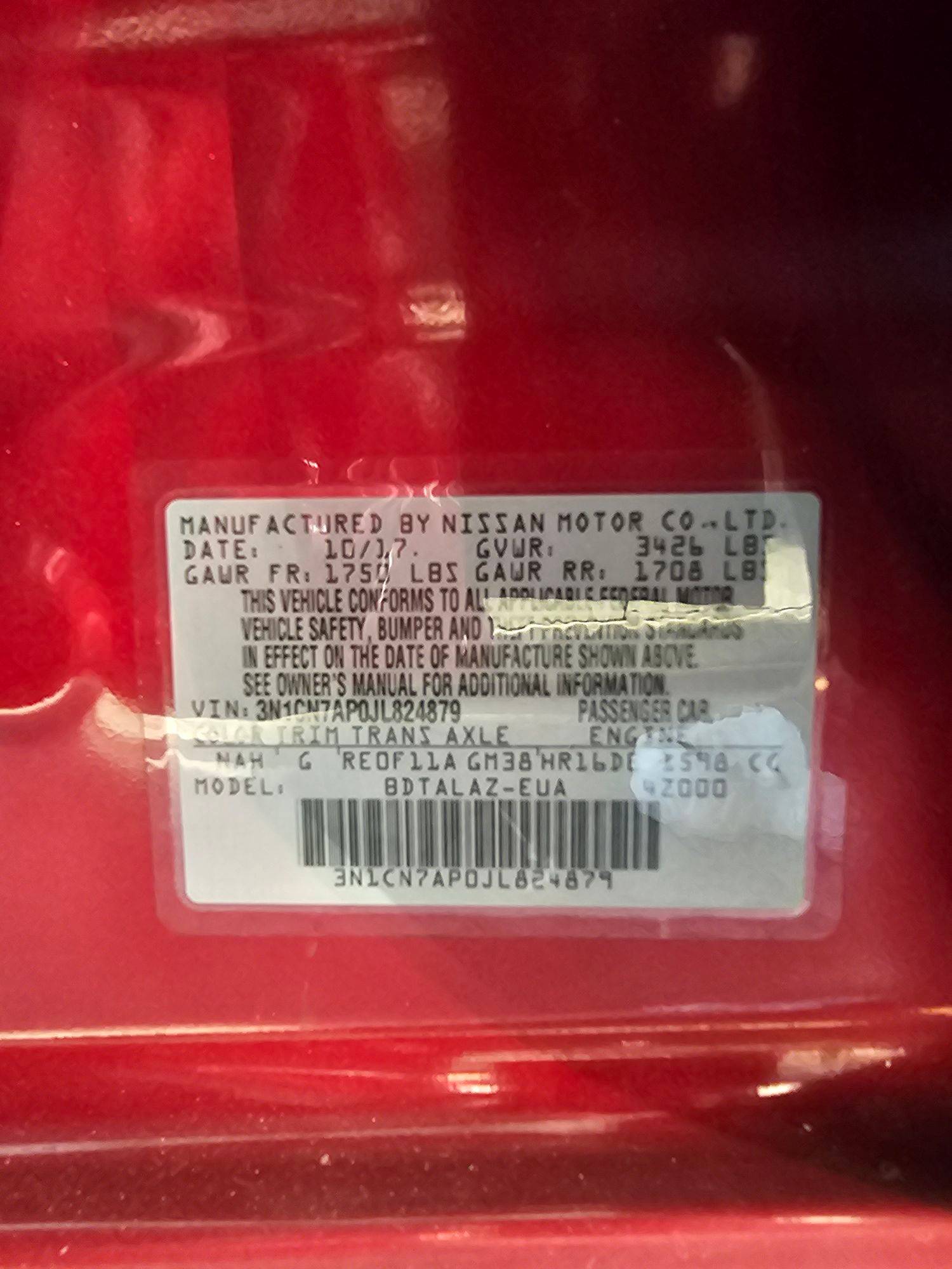 NISSAN VERSA 2018 - Marhaba Auction Used Cars - Image 7