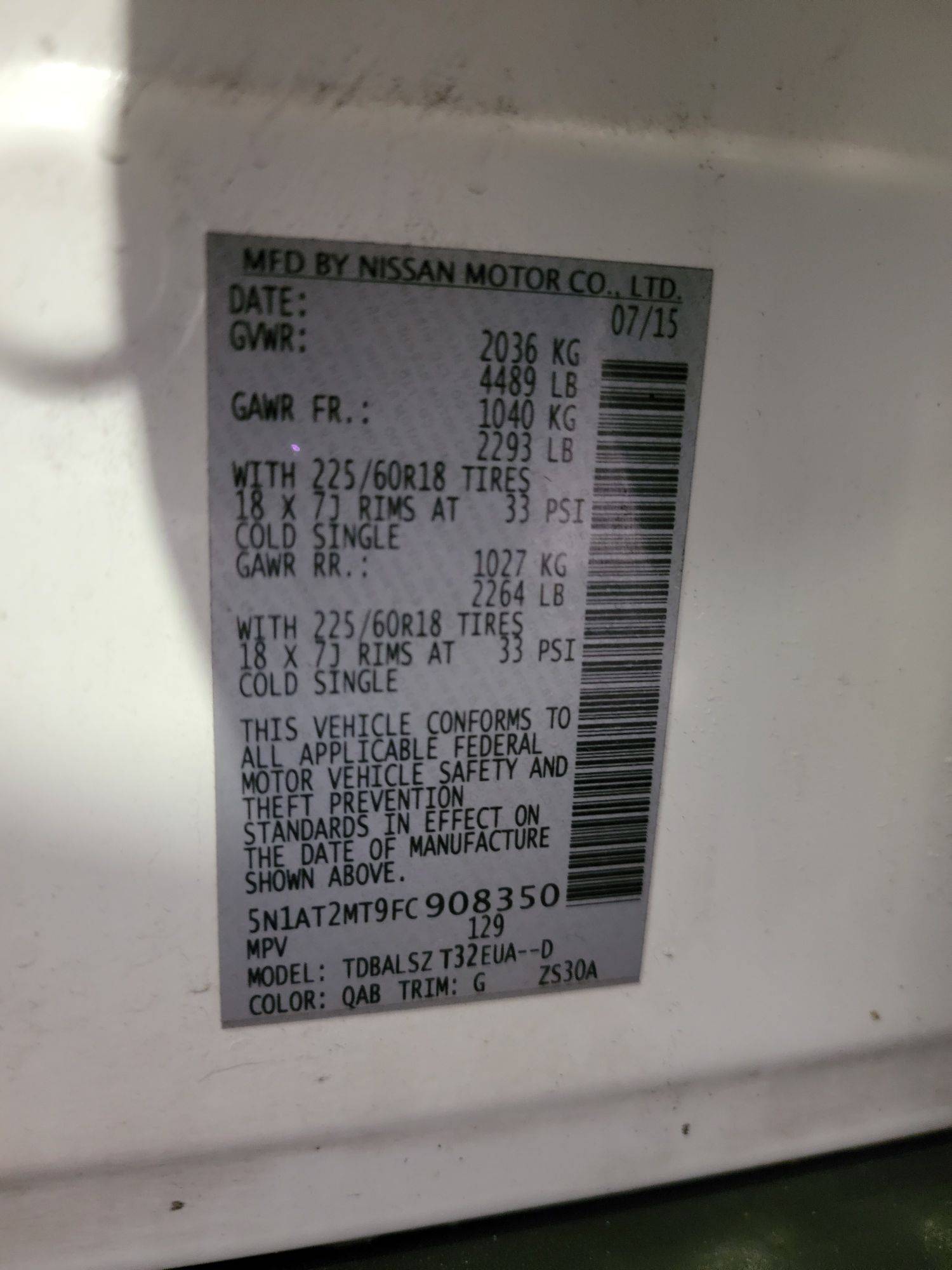 2015 NISSAN ROGUE — 149061 Miles — Lot C908350 — Main - Marhaba Auctions Used Cars - Image 9