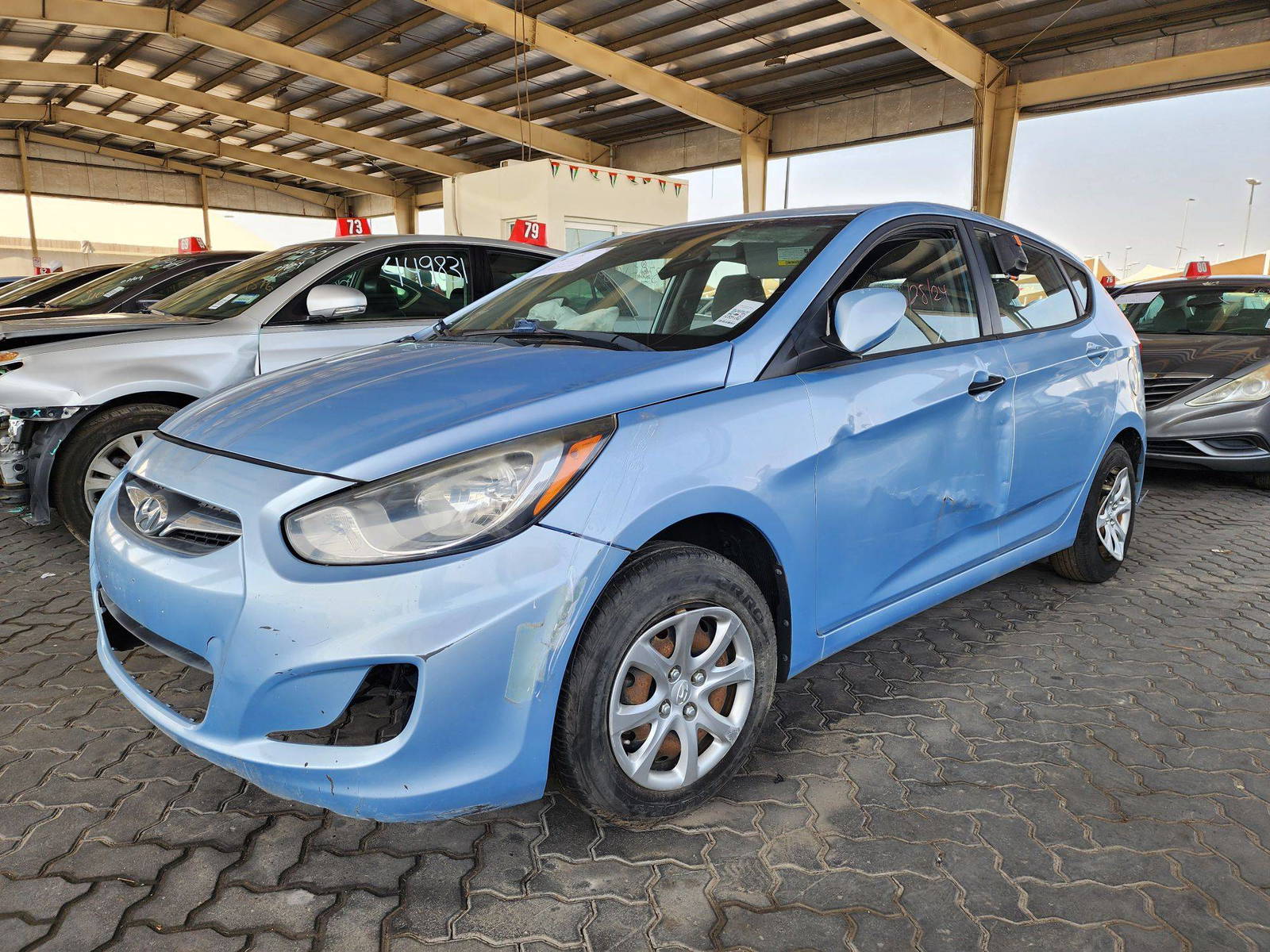 2013 HYUNDAI ACCENT — 136080 Miles — Lot 33951659 — Souq - Marhaba Auctions Used Cars - Image 5