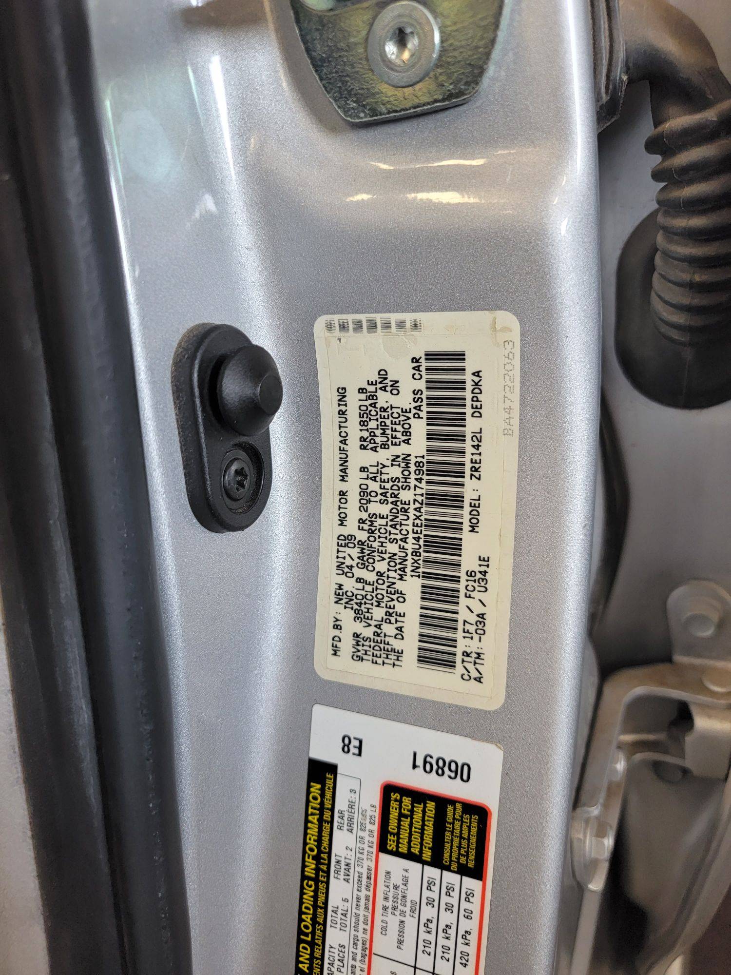 TOYOTA COROLLA 2010 - Marhaba Auction Used Cars - Image 7