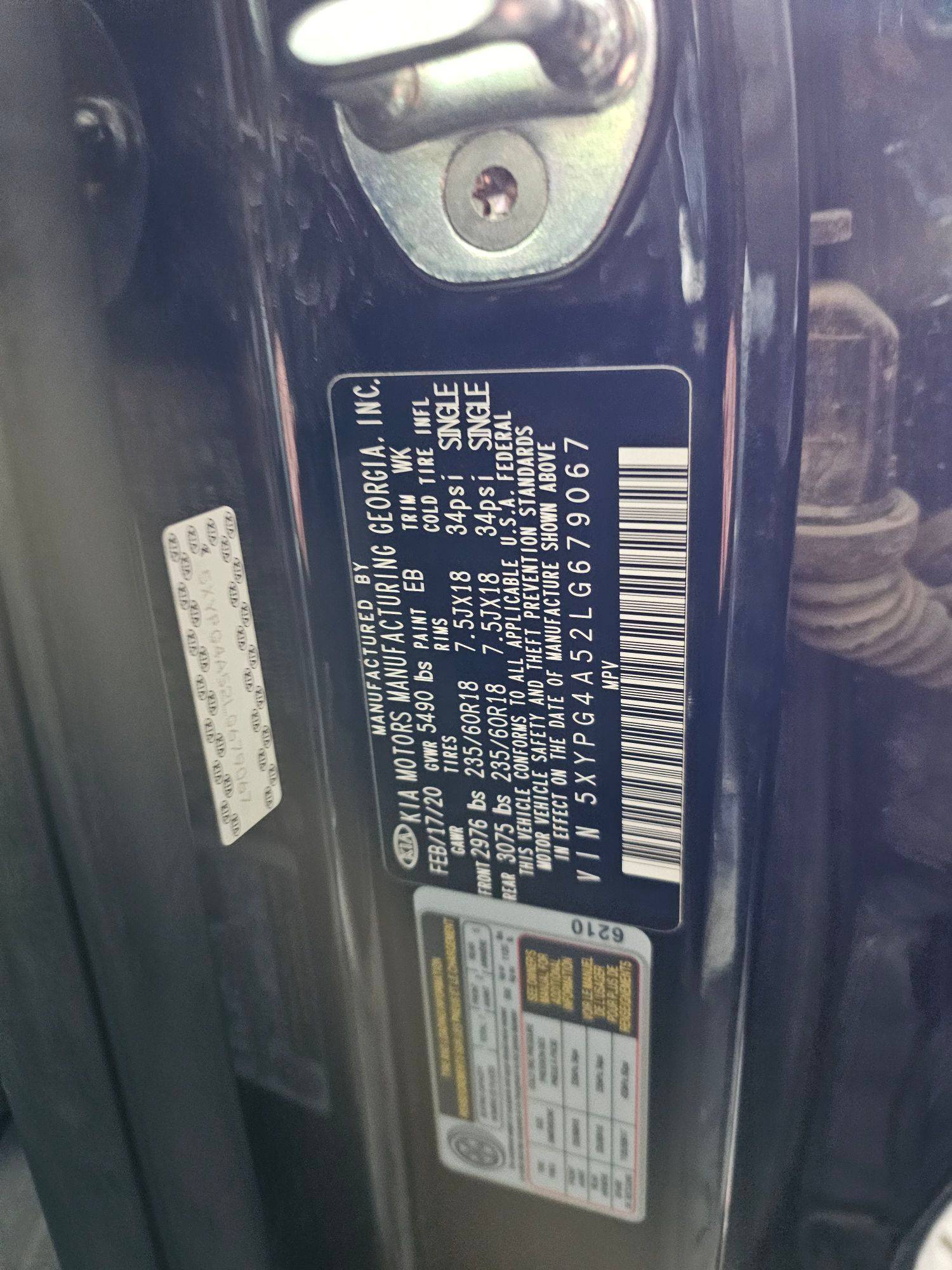 KIA SORENTO 2020 - Marhaba Auction Used Cars - Image 14