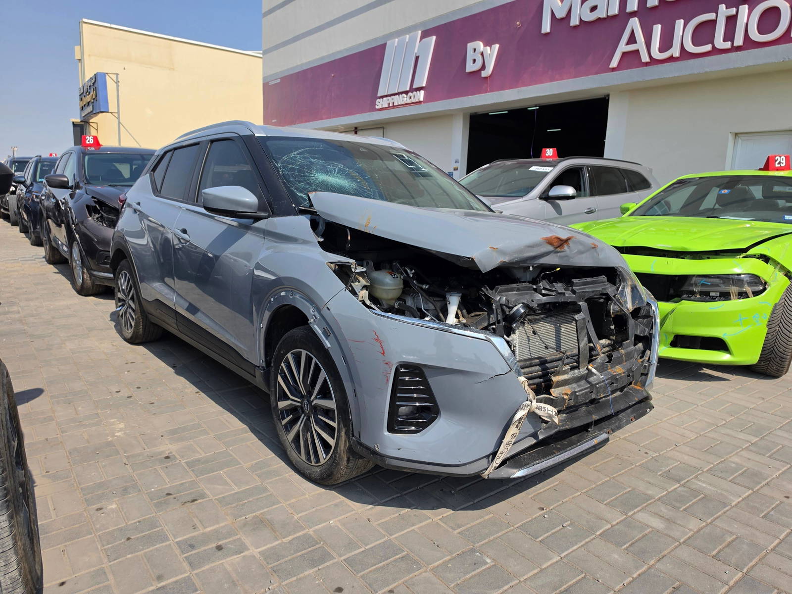 2022 NISSAN KICKS — 49069 KM — Lot 90309645 - Marhaba Auctions Used Cars - Image 2