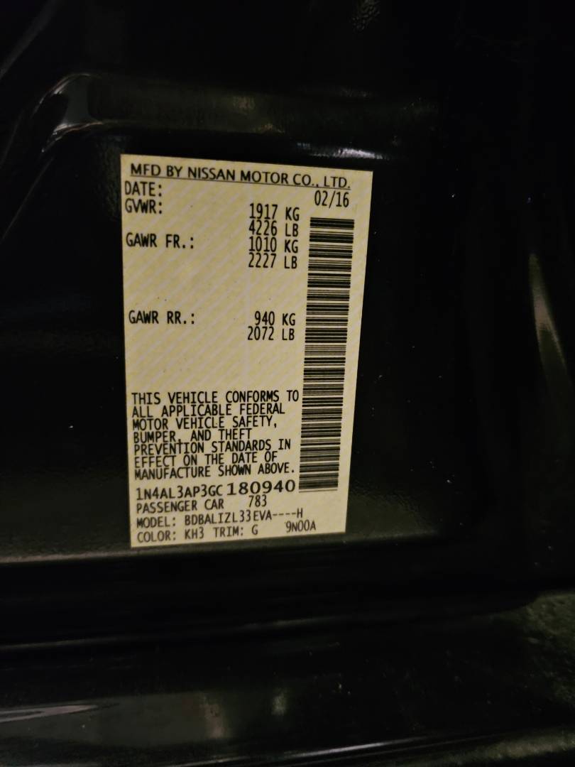 NISSAN ALTIMA 2016 - Marhaba Auction Used Cars - Image 9