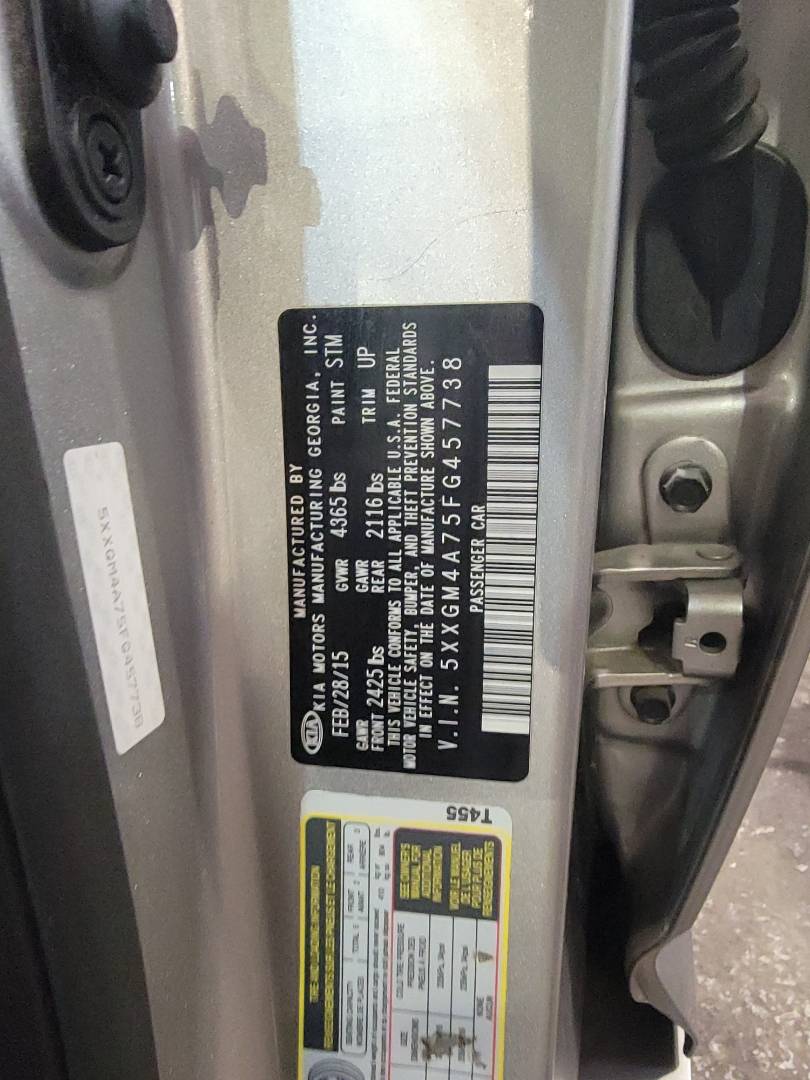 2015 KIA OPTIMA — 129491 Miles — Lot 69227654 — Main - Marhaba Auctions Used Cars - Image 10