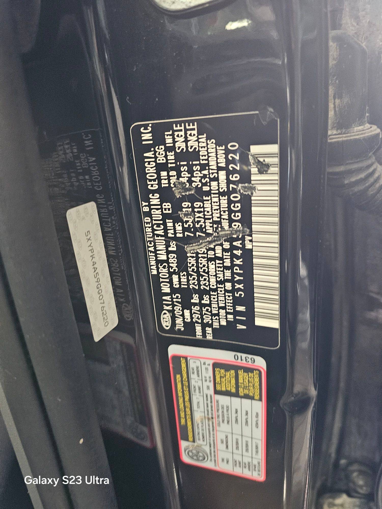 KIA SORENTO 2016 - Marhaba Auction Used Cars - Image 9