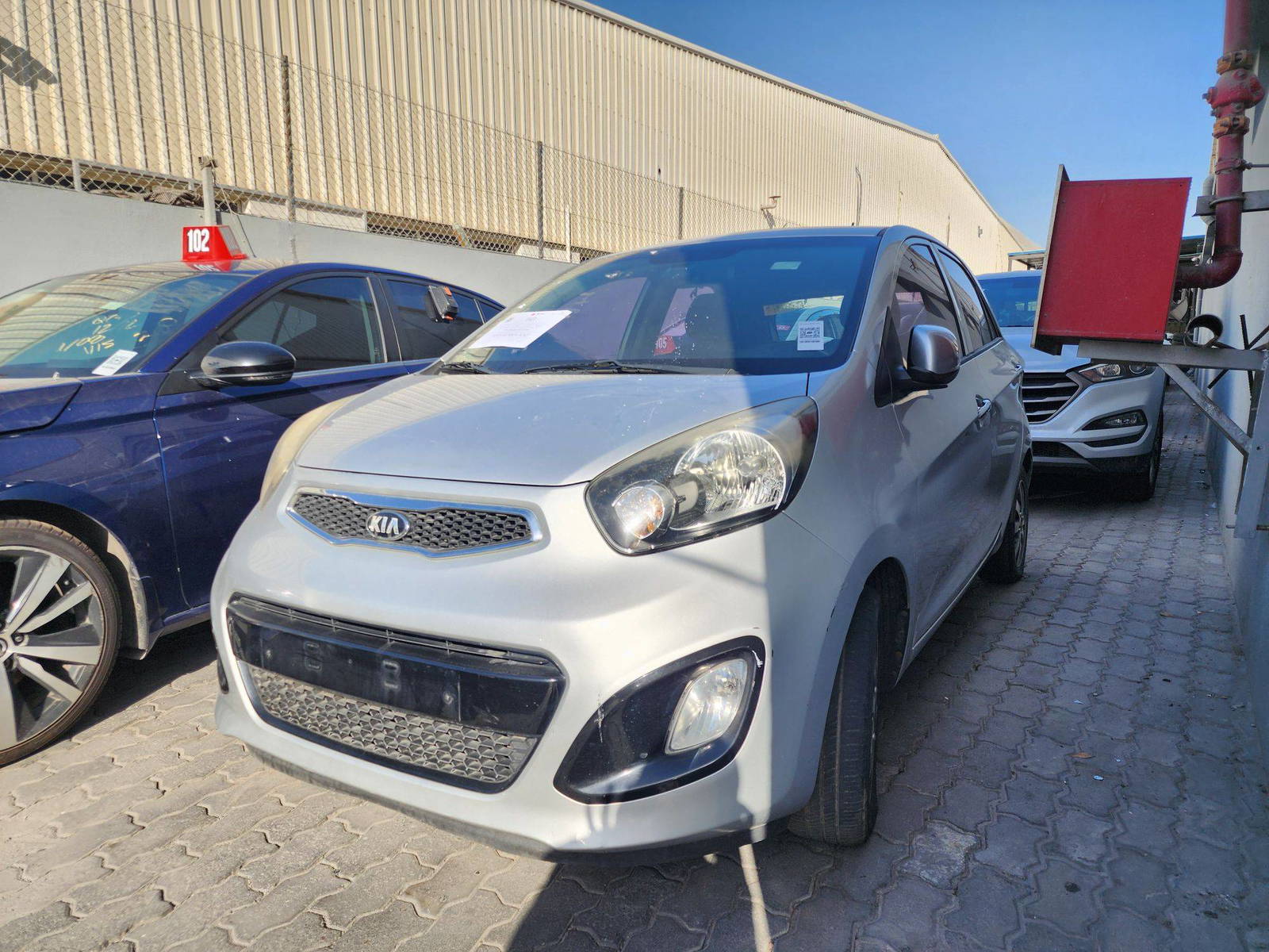2014 KIA MORNING — 122000 KM — Lot 125487 — Al Quoz - Marhaba Auctions Used Cars - Image 4