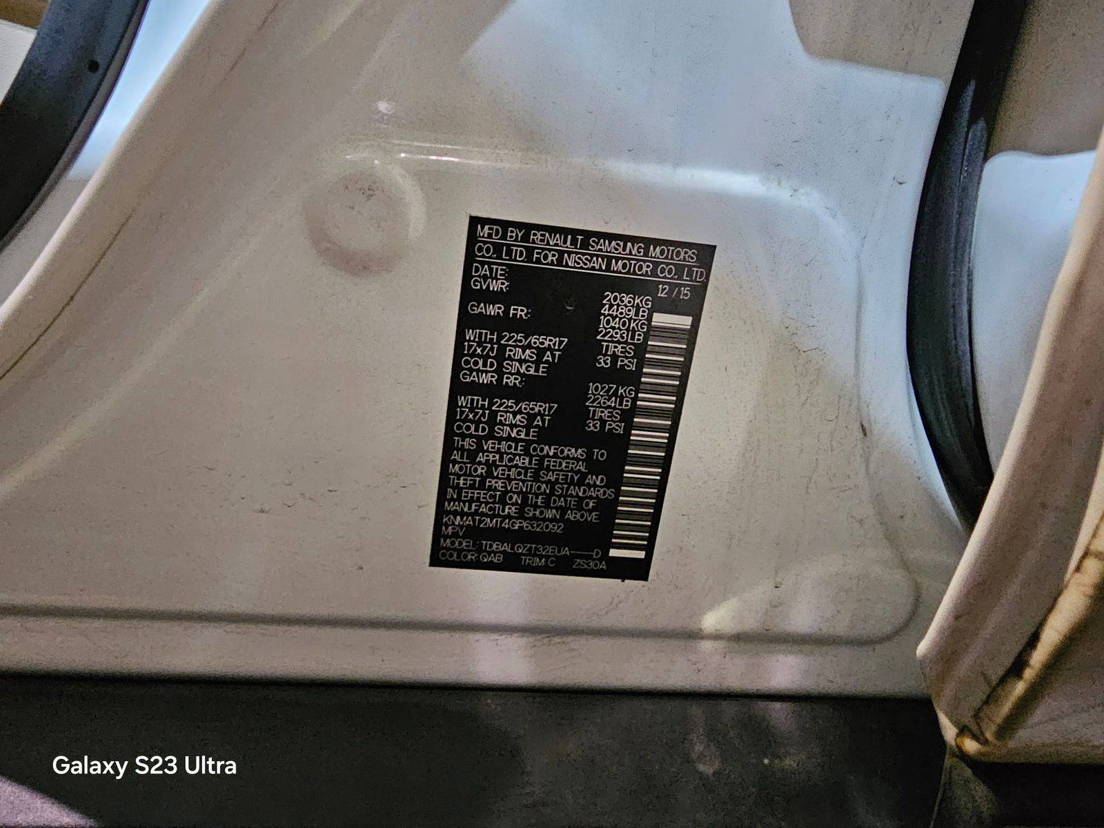 NISSAN ROGUE 2016 - Marhaba Auction Used Cars - Image 10