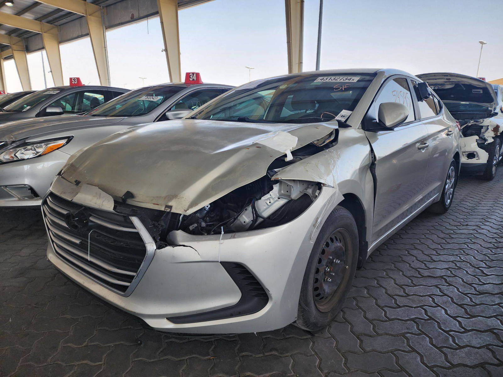 2017 HYUNDAI ELANTRA — 54594 Miles — Lot 43132734 — Main - Marhaba Auctions Used Cars - Image 5