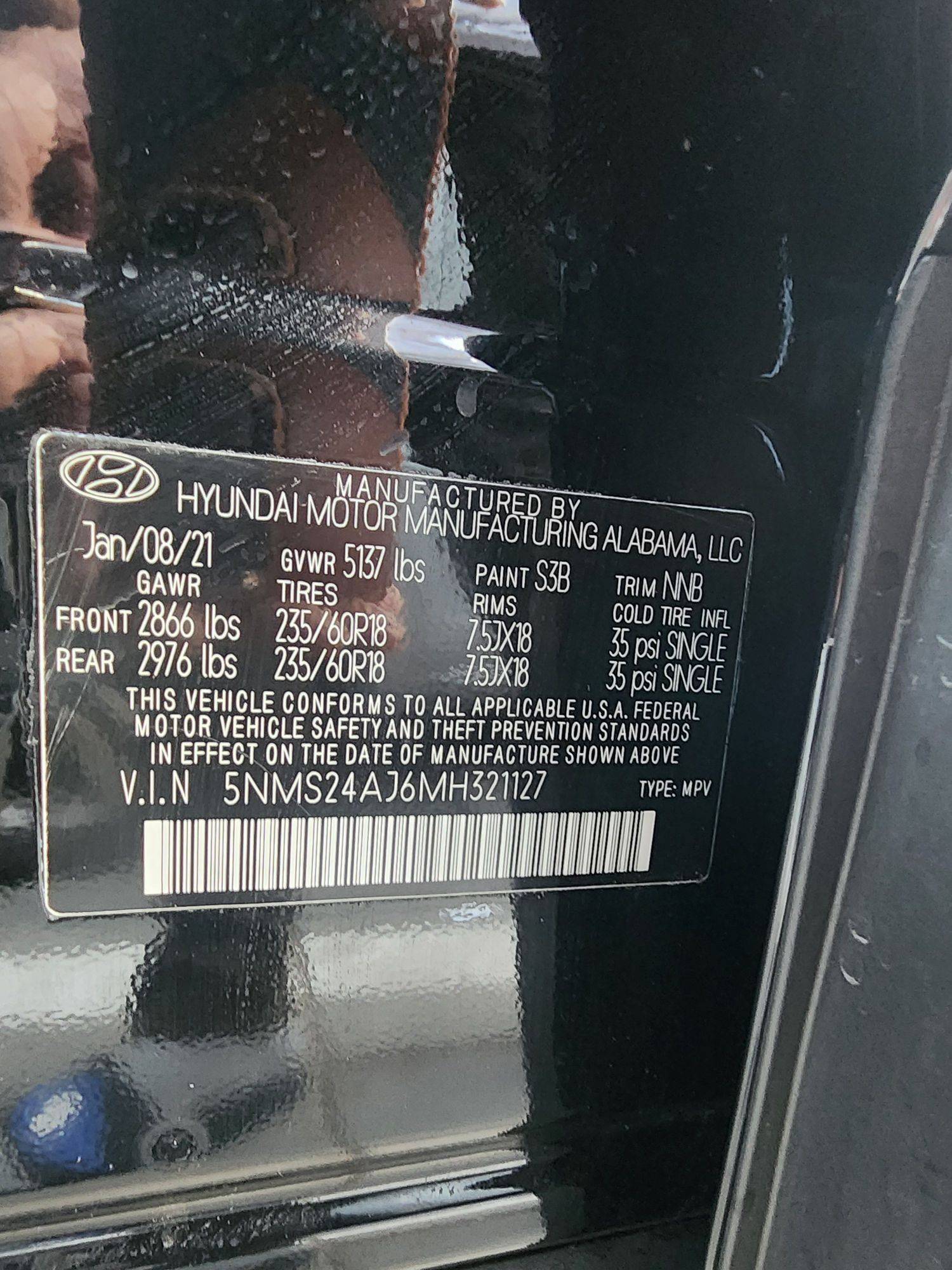 2021 HYUNDAI SANTA FE — 42993 Miles — Lot 41041683 — Main - Marhaba Auctions Used Cars - Image 8
