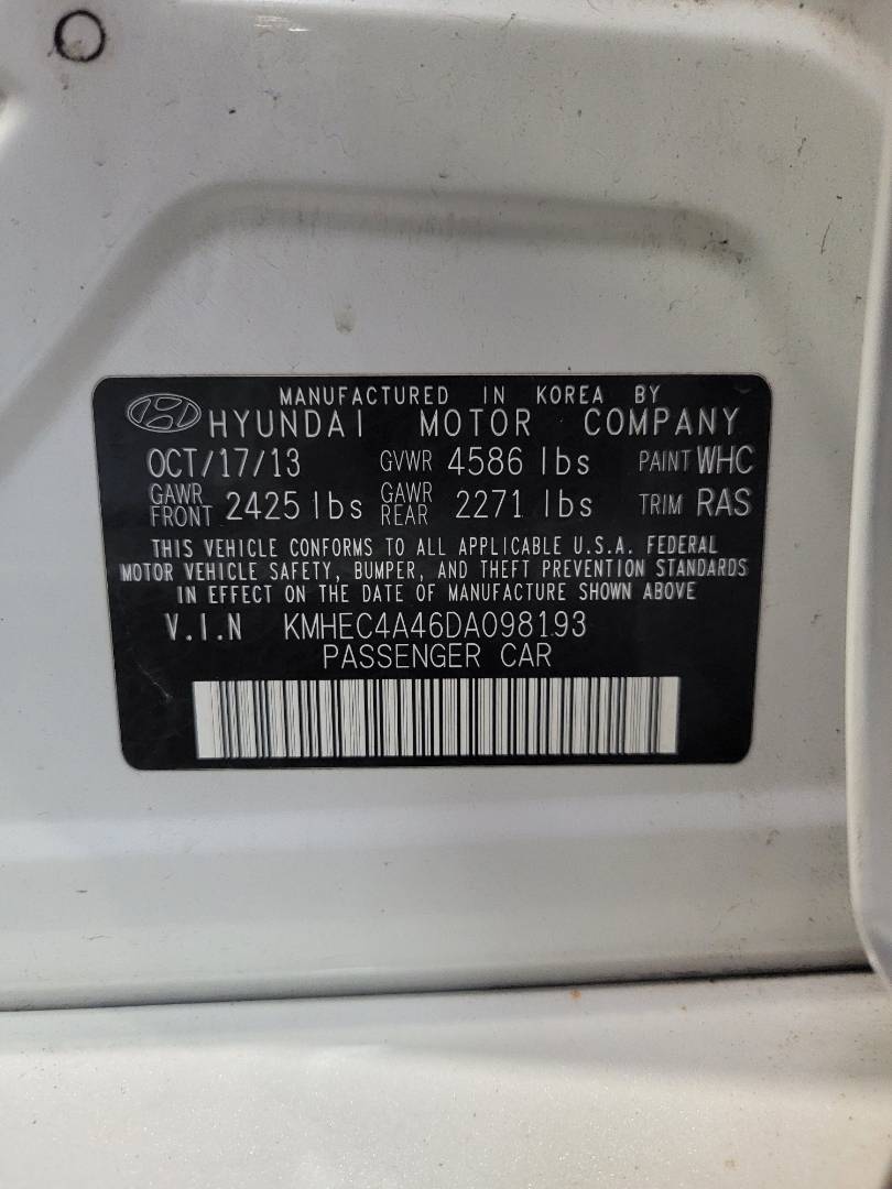 2013 HYUNDAI SONATA — 214268 Miles — Lot 82299994 — Main - Marhaba Auctions Used Cars - Image 10