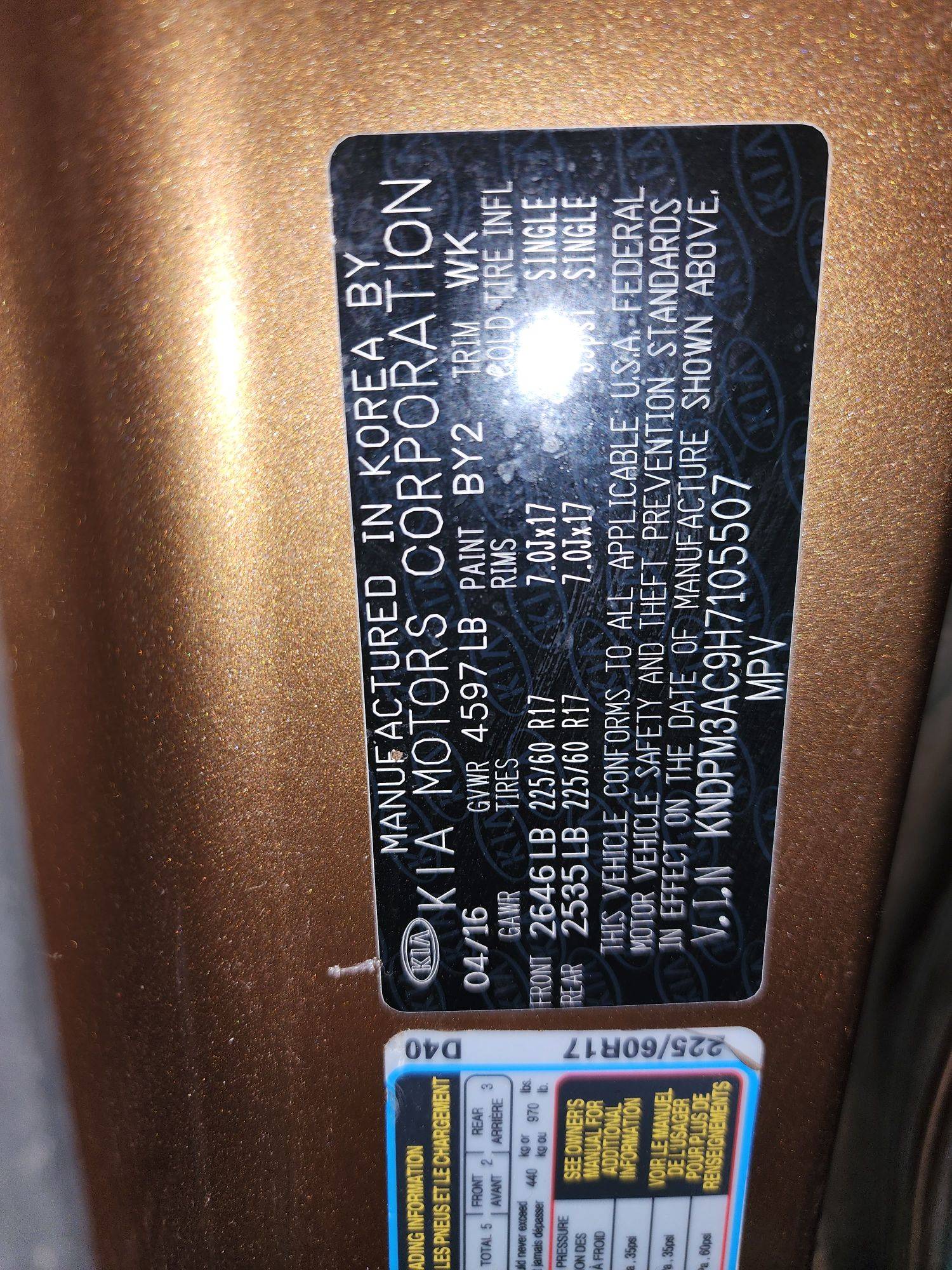 KIA SPORTAGE 2017 - Marhaba Auction Used Cars - Image 10