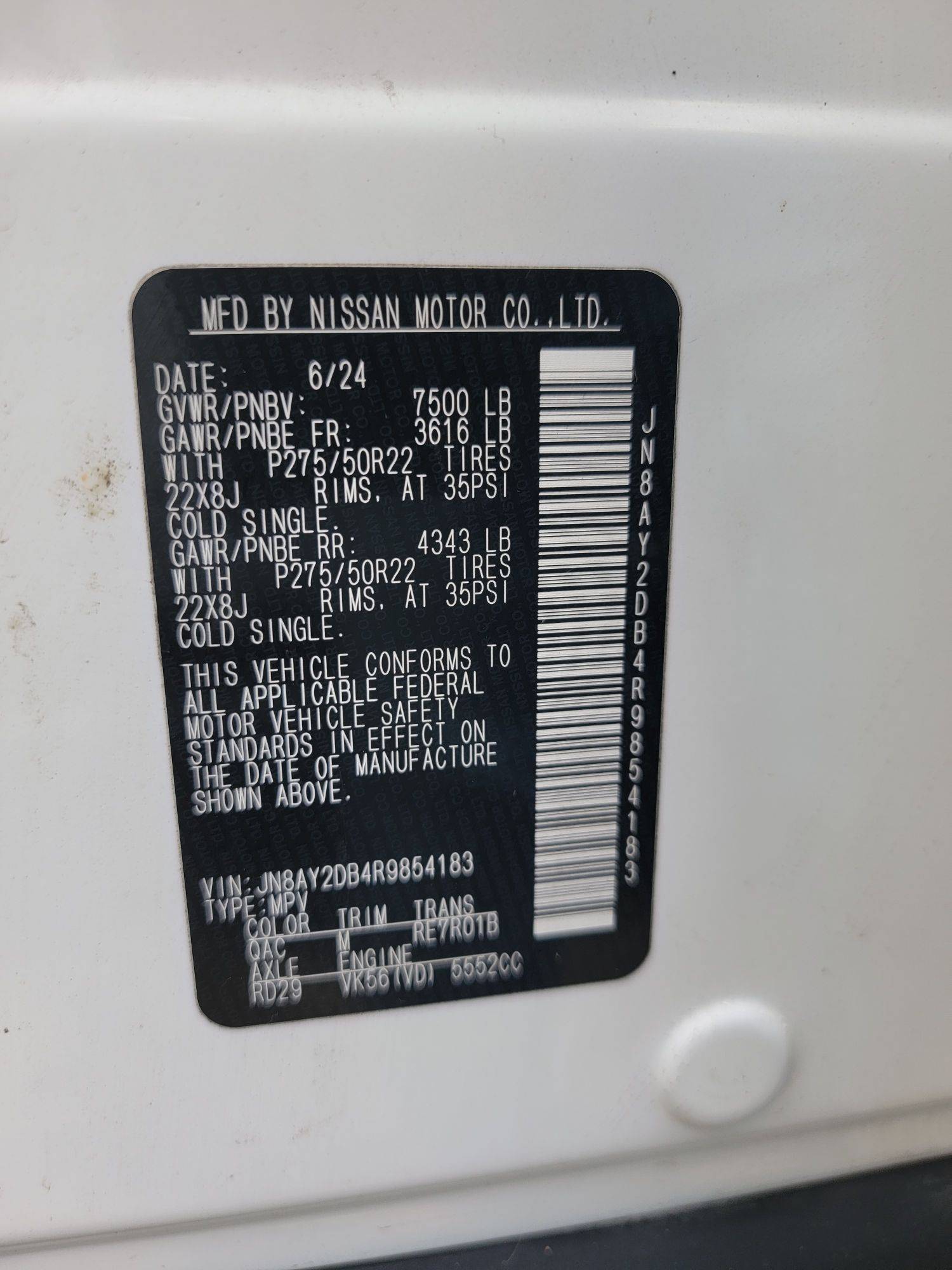 NISSAN ARMADA 2024 - Marhaba Auction Used Cars - Image 10