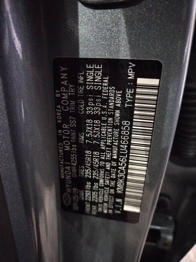 2020 HYUNDAI KONA — 67132 Miles — Lot LU466858 - Marhaba Auctions Used Cars - Image 11
