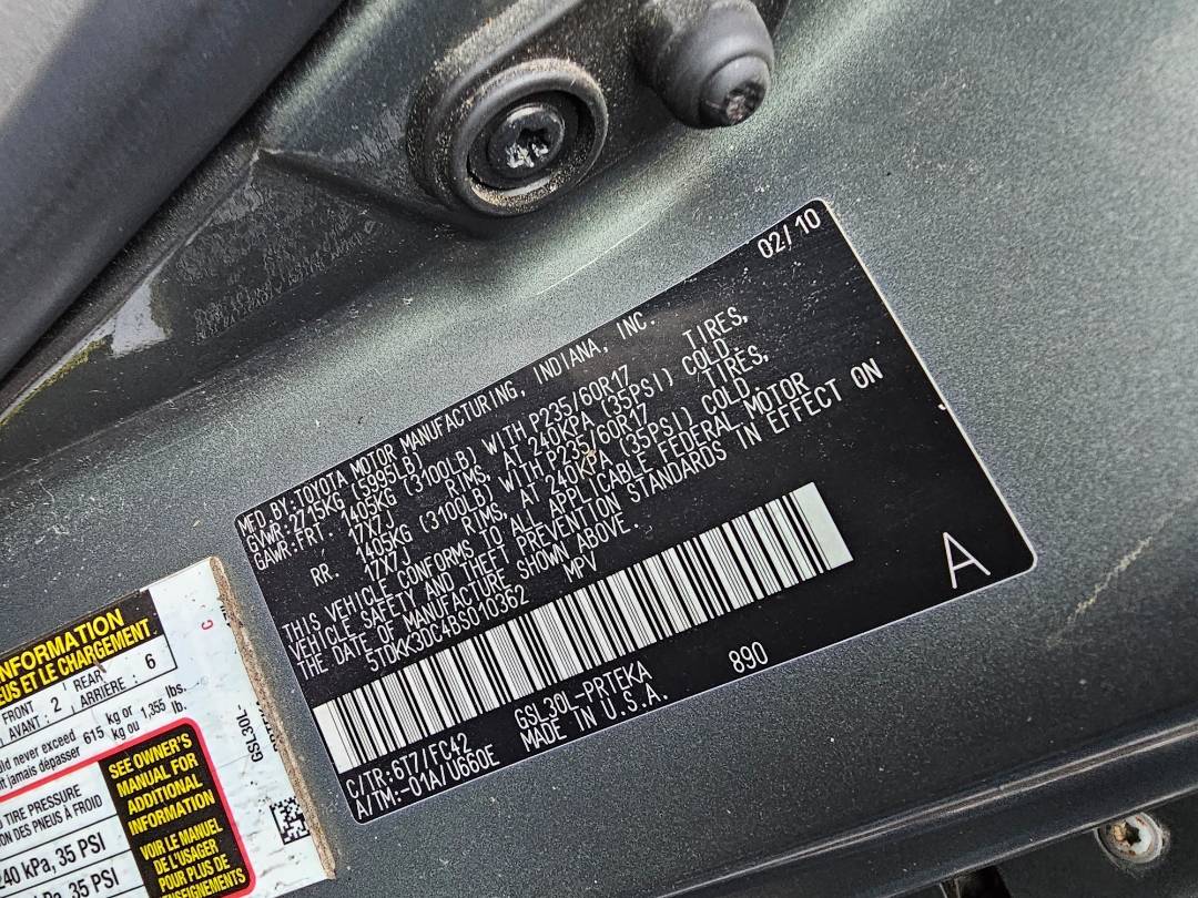 2011 TOYOTA SIENNA — 216559 Miles — Lot BS010362 — Main - Marhaba Auctions Used Cars - Image 10