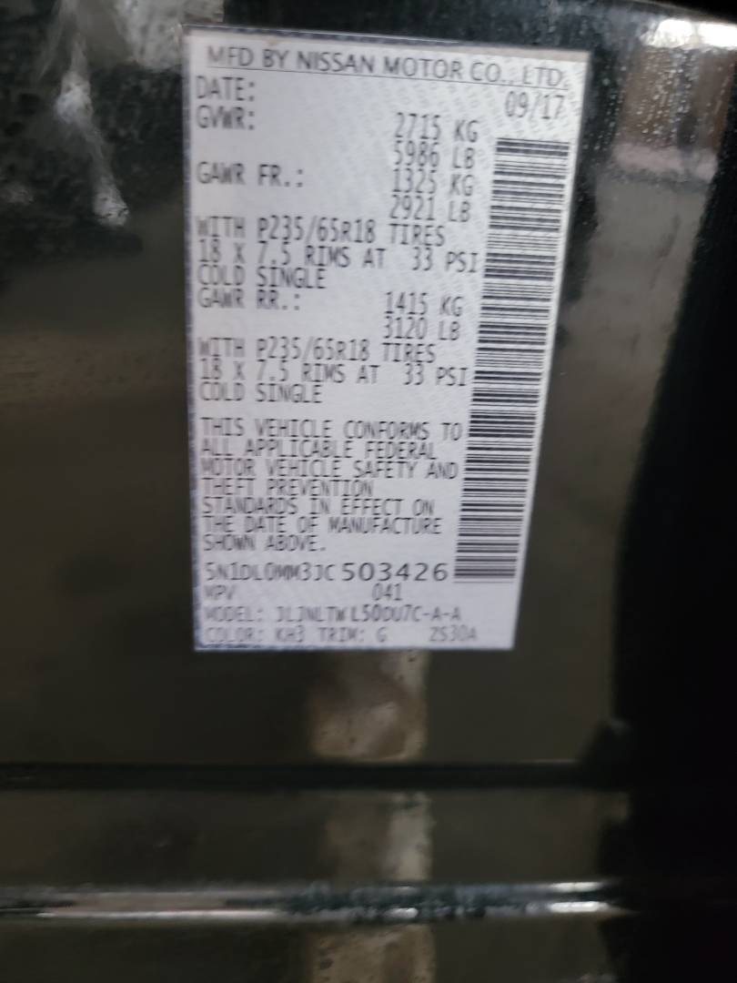 INFINITI QX60 2018 - Marhaba Auction Used Cars - Image 11