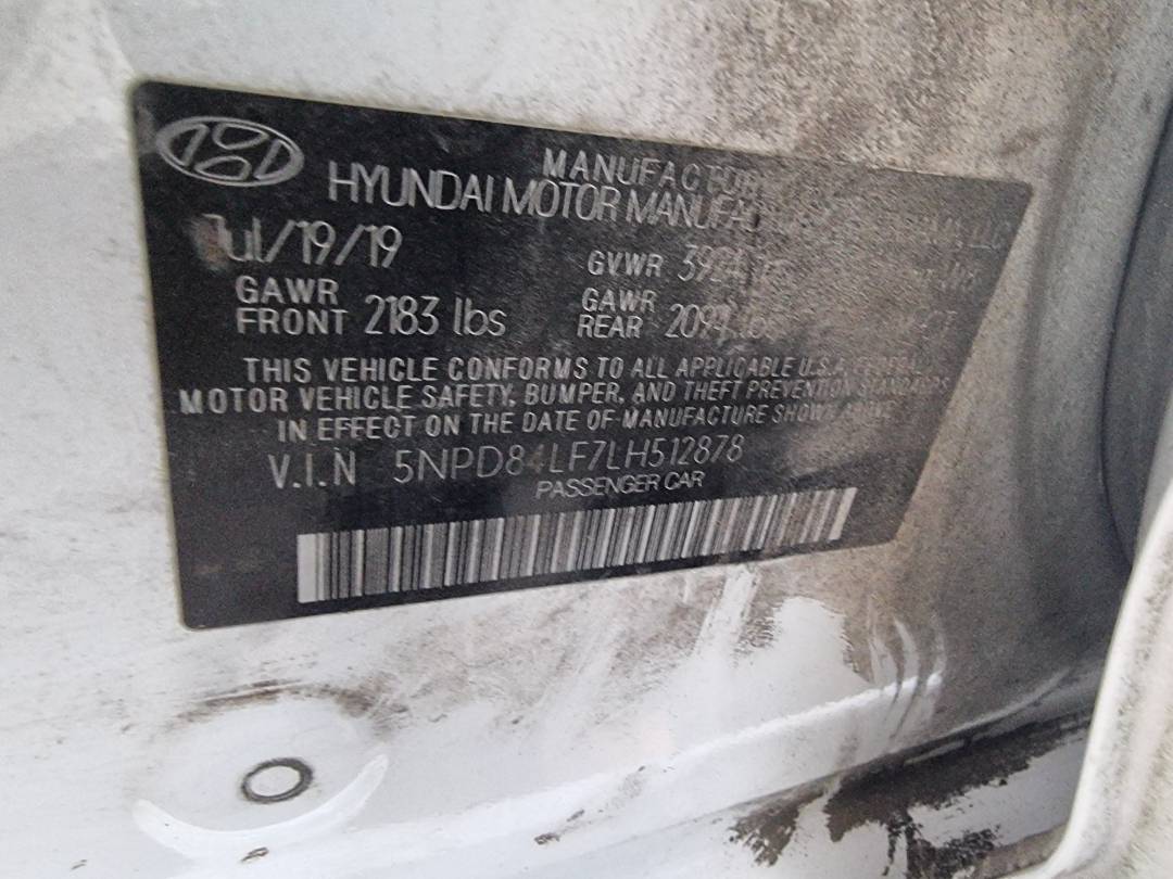 HYUNDAI ELANTRA 2020 - Marhaba Auction Used Cars - Image 8