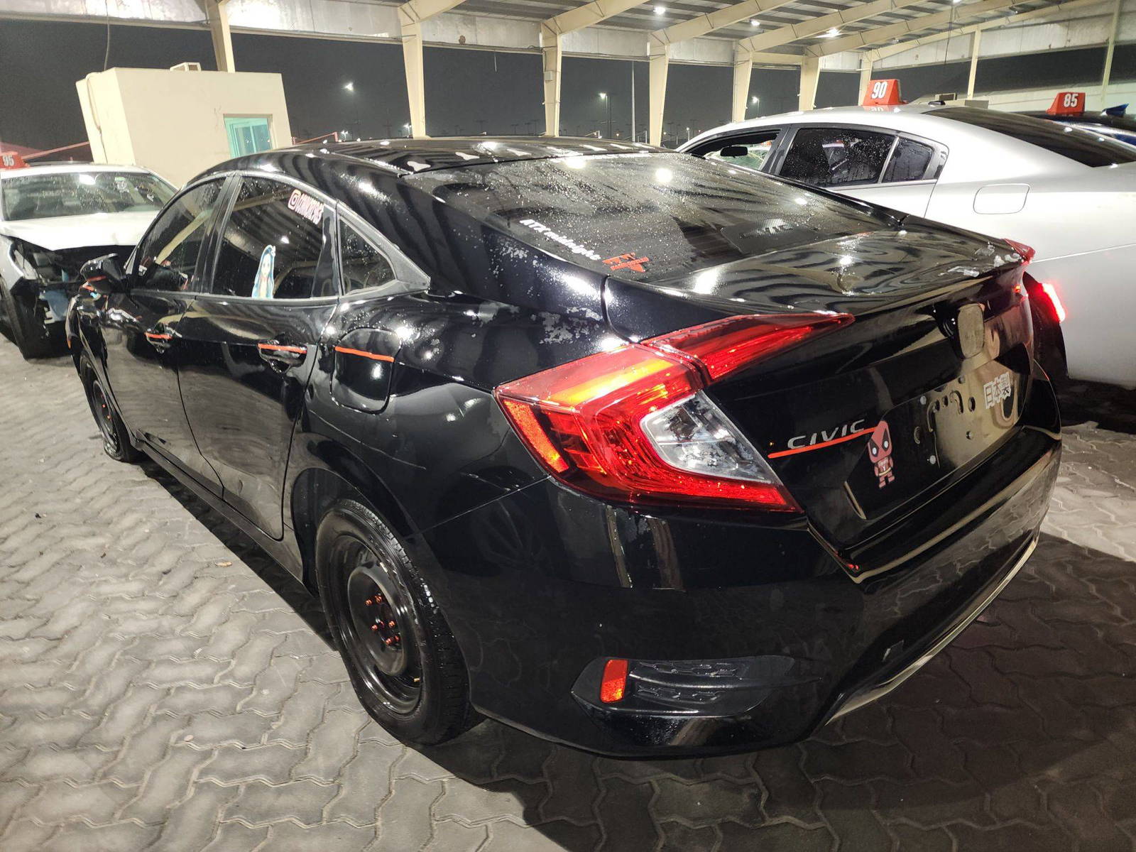 2019 HONDA CIVIC — 70473 Miles — Lot H521286 - Marhaba Auctions Used Cars - Image 3
