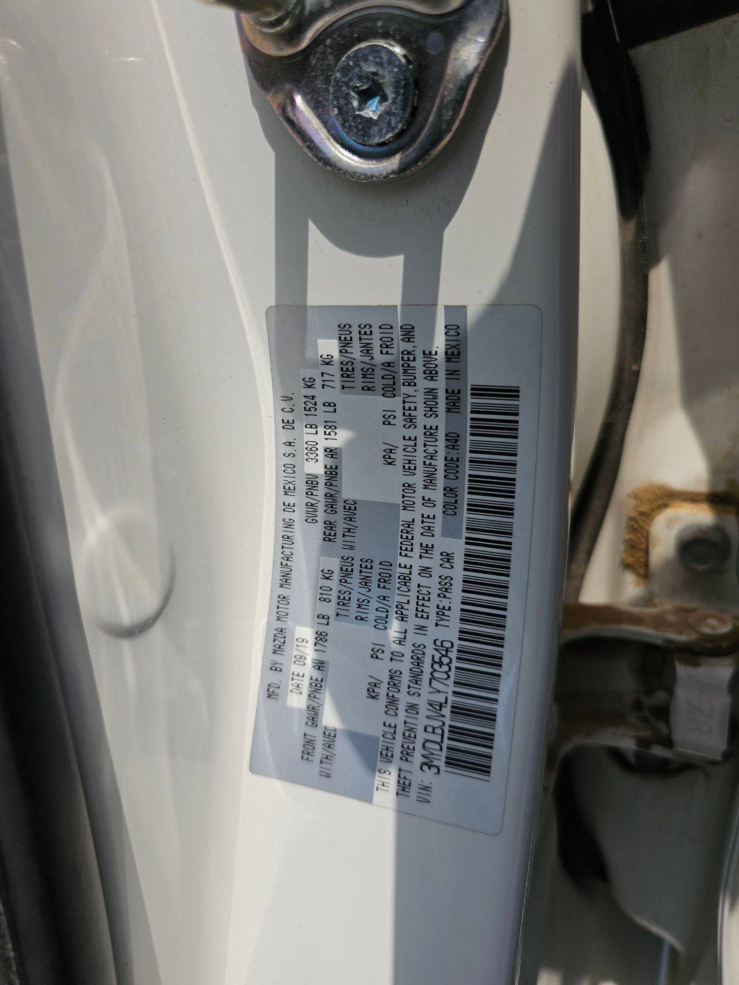 2020 TOYOTA YARIS — 77235 Miles — Lot LY703546 — Souq - Marhaba Auctions Used Cars - Image 9