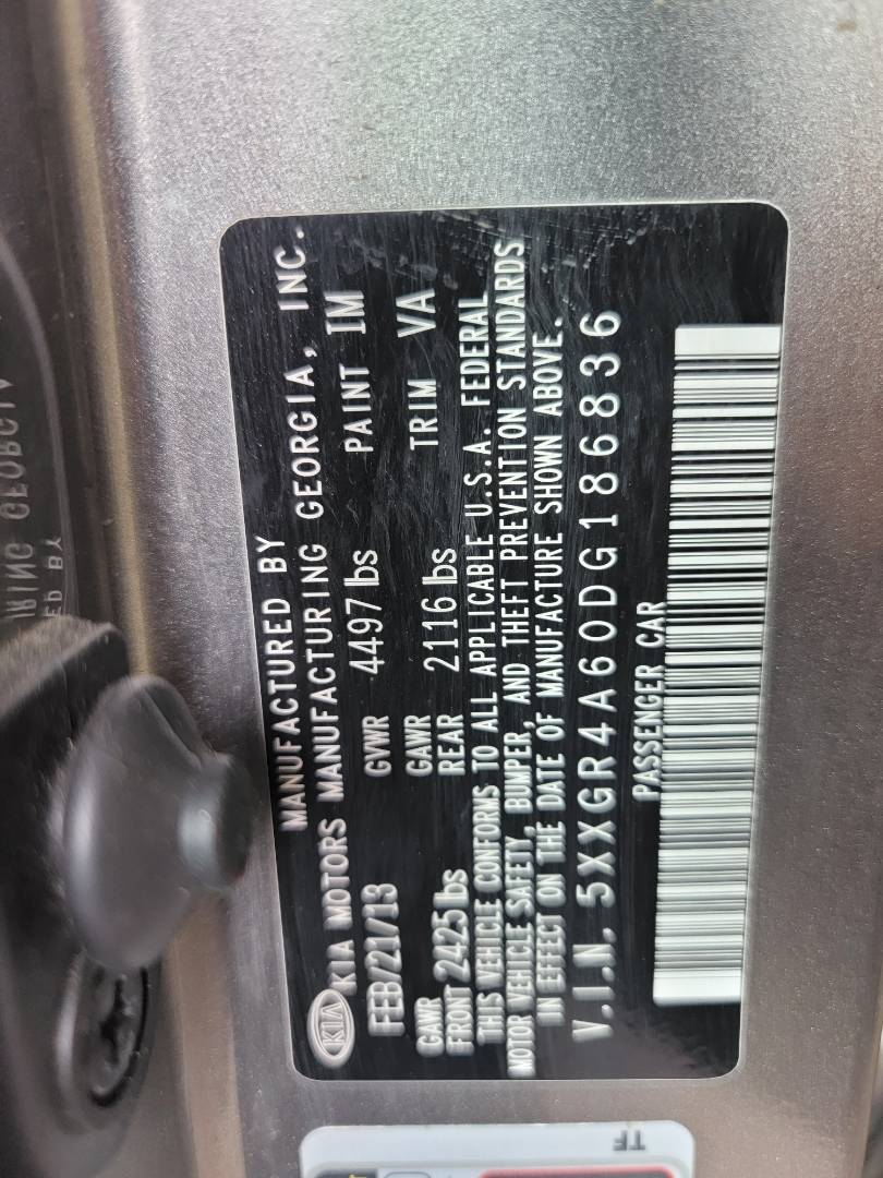 2013 KIA OPTIMA — 222377 Miles — Lot 38976143 — Main - Marhaba Auctions Used Cars - Image 9