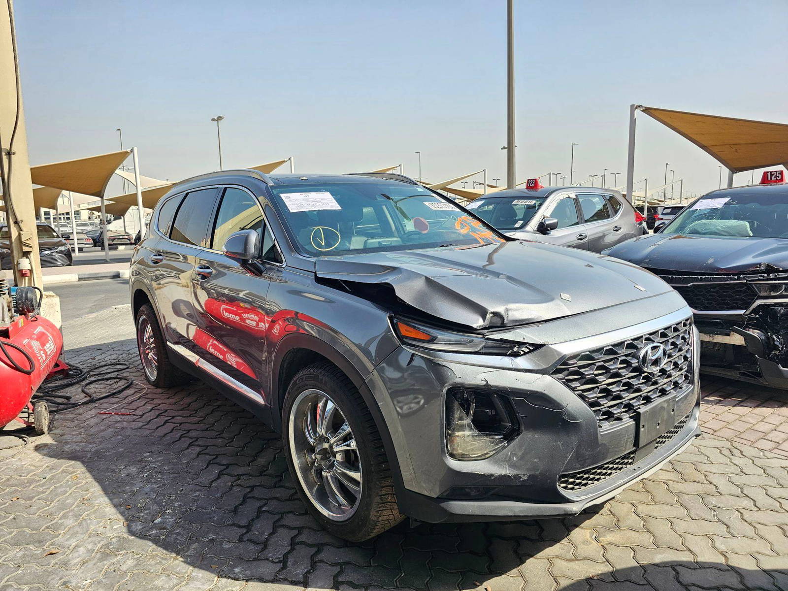 2019 HYUNDAI SANTA FE — 70924 Miles — Lot 3KH053538 — Souq - Marhaba Auctions Used Cars - Image 3
