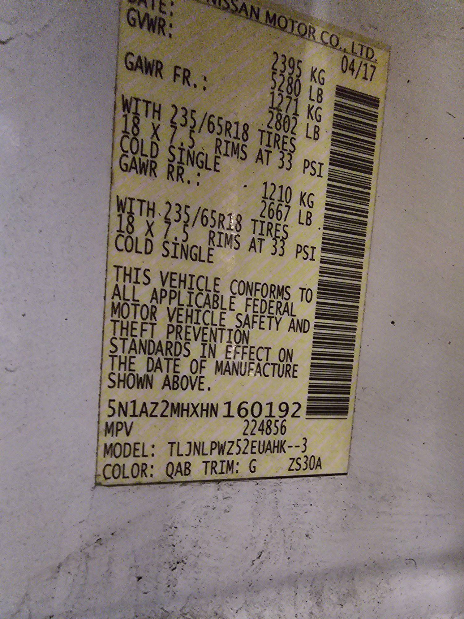 NISSAN MURANO 2017 - Marhaba Auction Used Cars - Image 9