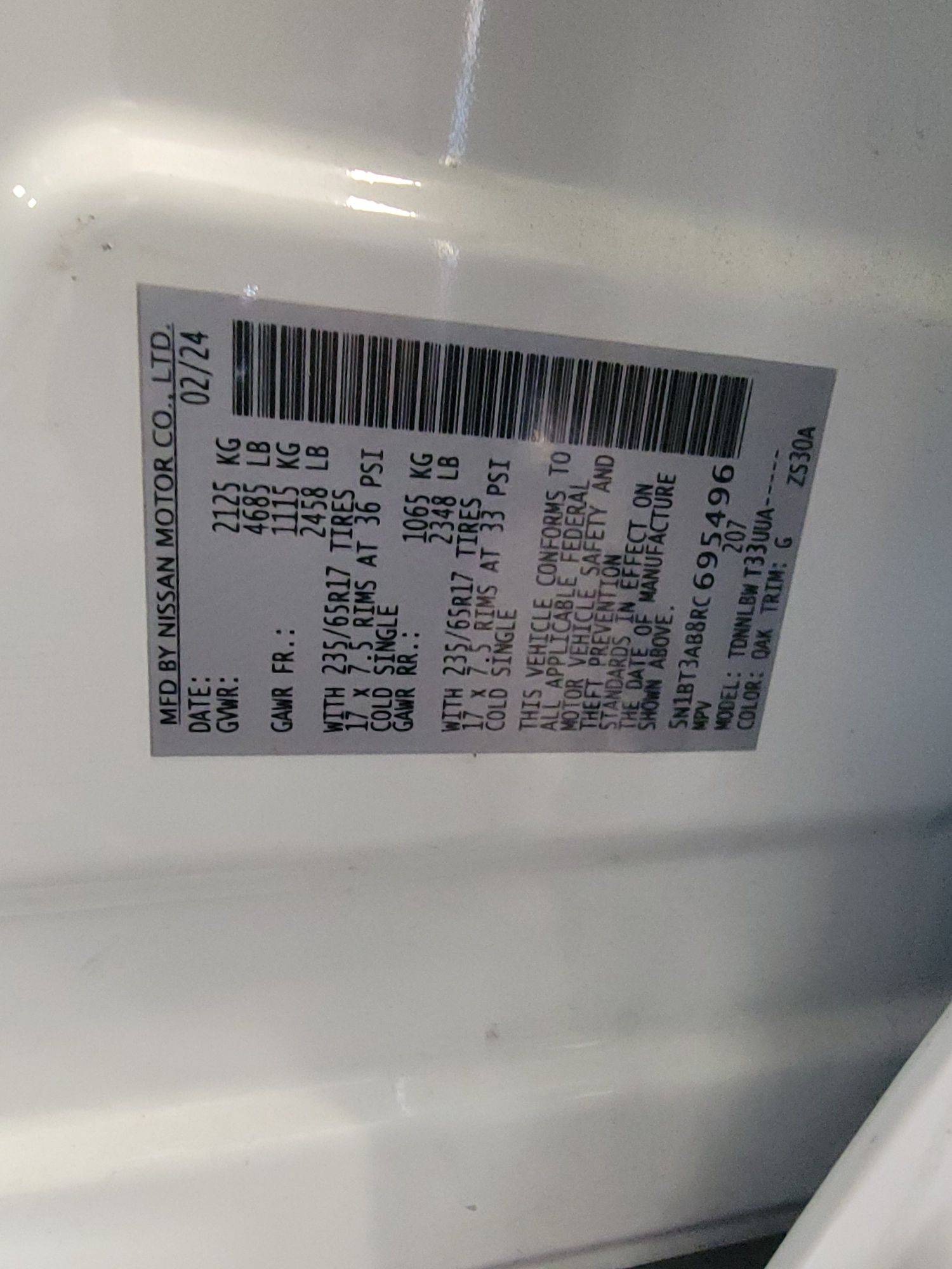 NISSAN ROGUE 2024 - Marhaba Auction Used Cars - Image 9