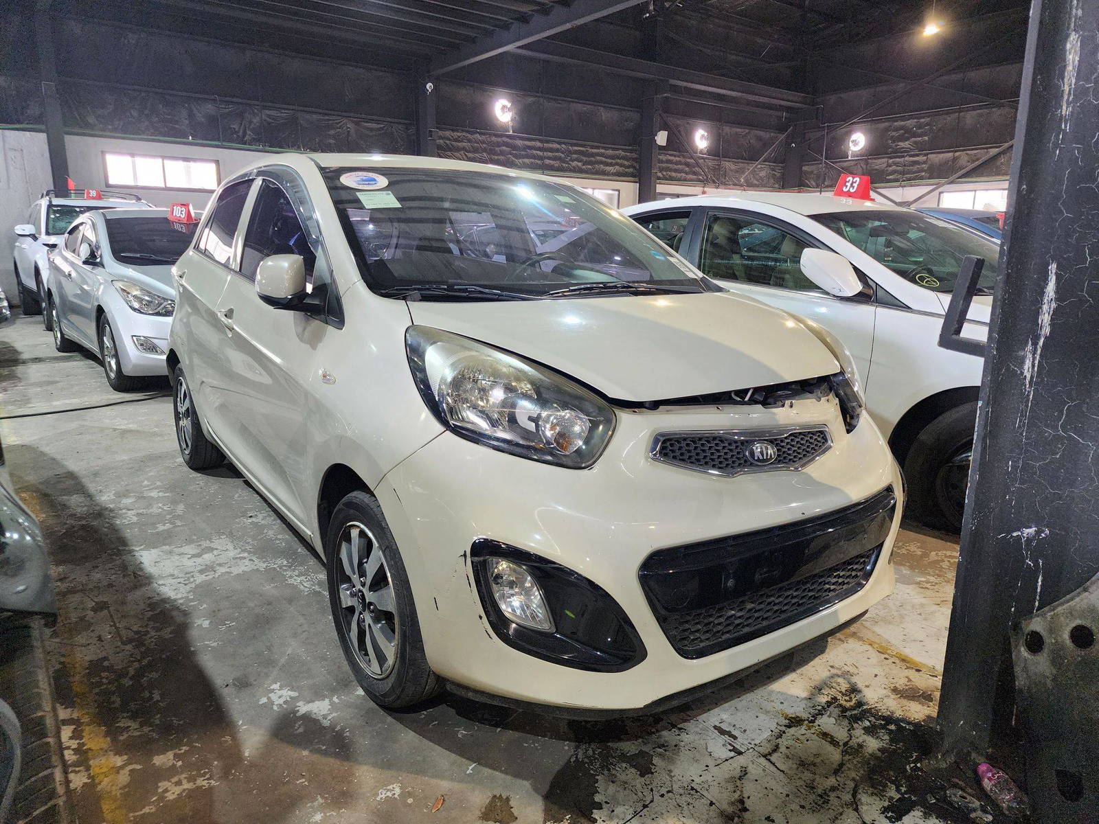 2013 KIA MORNING — 128536 KM — Lot 436486 — Al Quoz - Marhaba Auctions Used Cars - Image 6