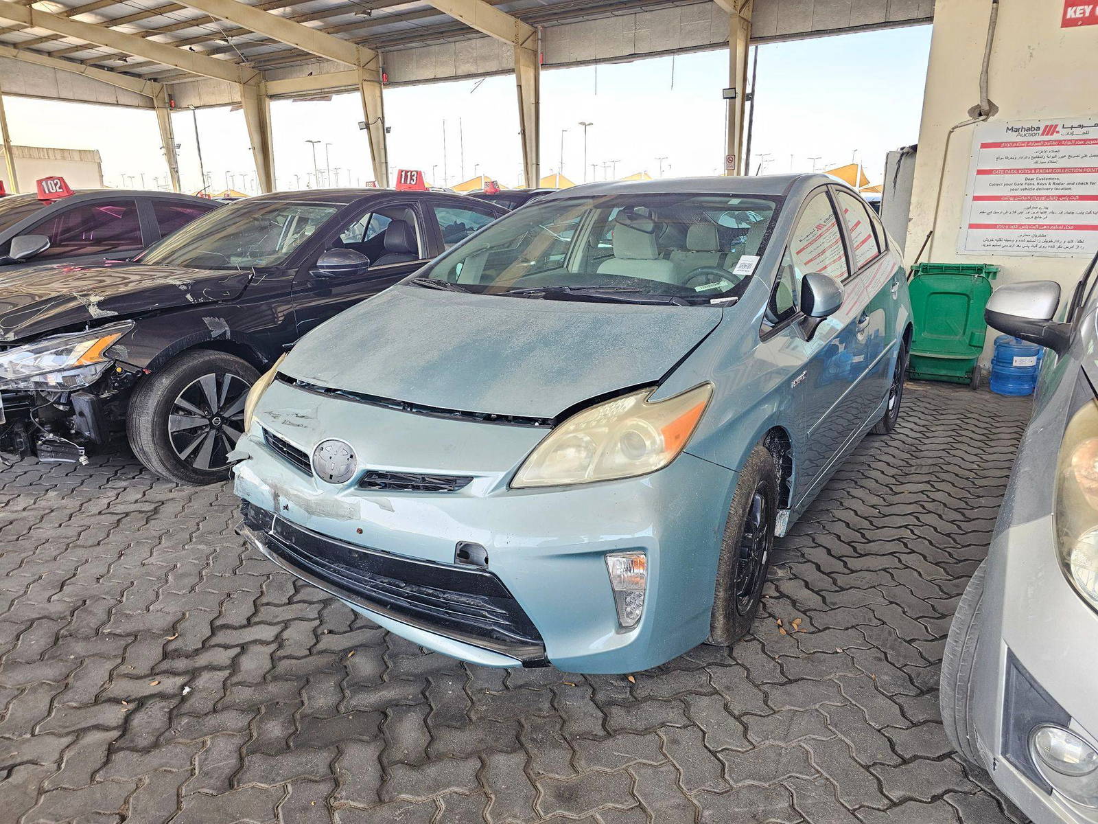 2013 TOYOTA PRIUS — 102963 Miles — Lot U8D5585556 — Souq - Marhaba Auctions Used Cars - Image 5
