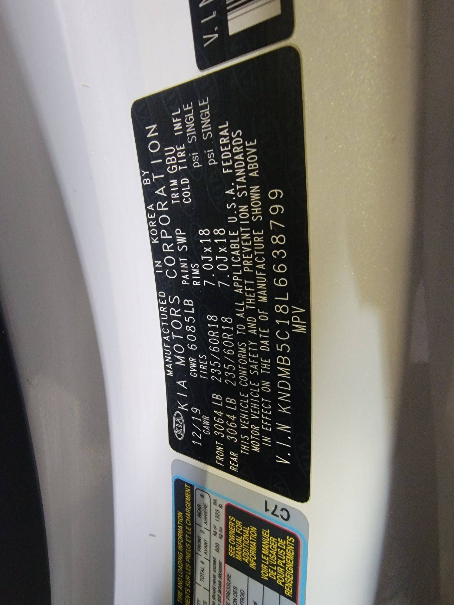 KIA SEDONA 2020 - Marhaba Auction Used Cars - Image 9