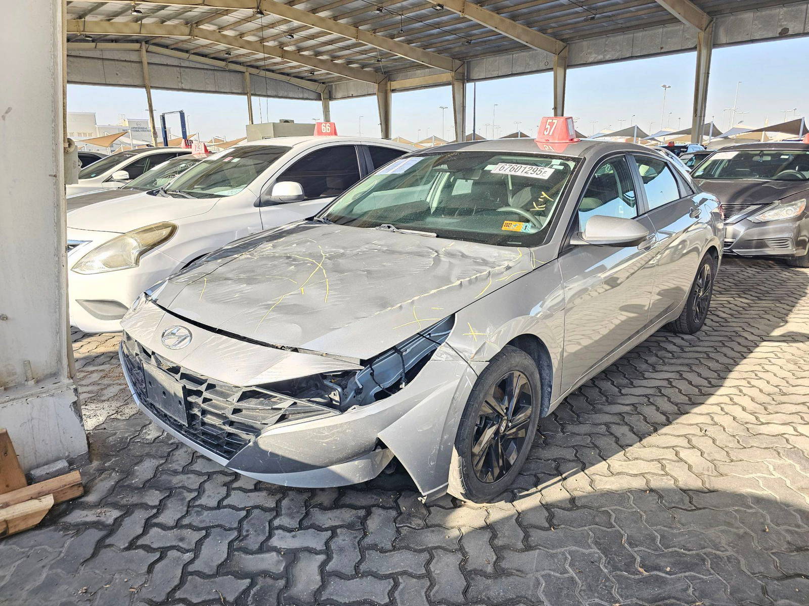 2021 HYUNDAI ELANTRA — 116242 Miles — Lot G2MH011465 — Souq - Marhaba Auctions Used Cars - Image 5