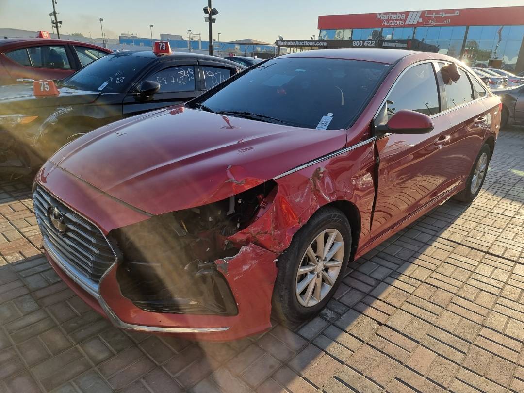 2018 HYUNDAI SONATA — 161918 Miles — Lot 633594 — Main - Marhaba Auctions Used Cars - Image 3