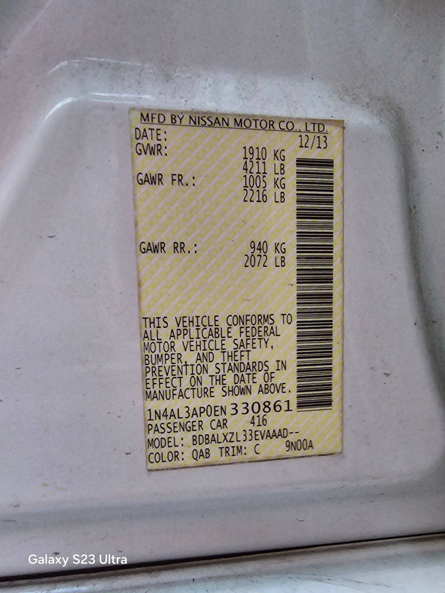 NISSAN ALTIMA 2014 - Marhaba Auction Used Cars - Image 10