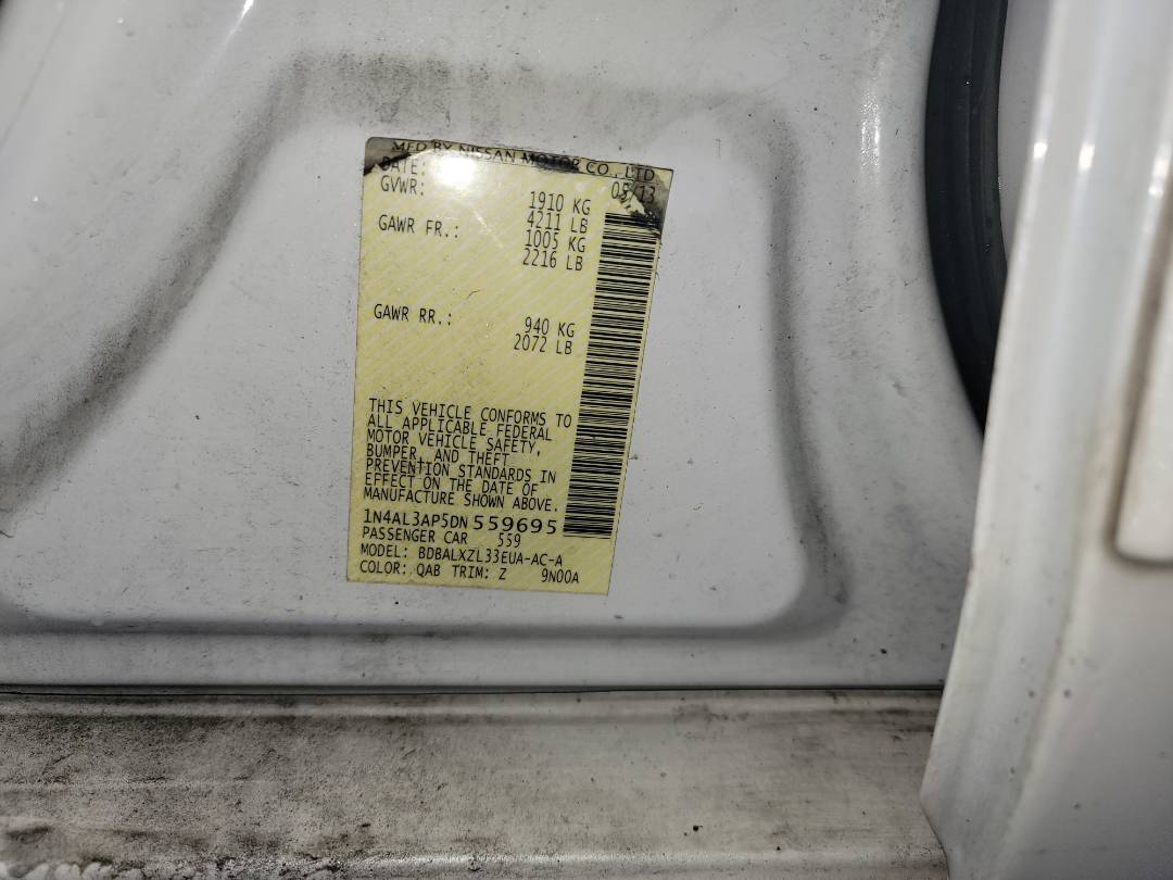 2013 NISSAN ALTIMA — 152624 Miles — Lot 38345080 - Marhaba Auctions Used Cars - Image 8